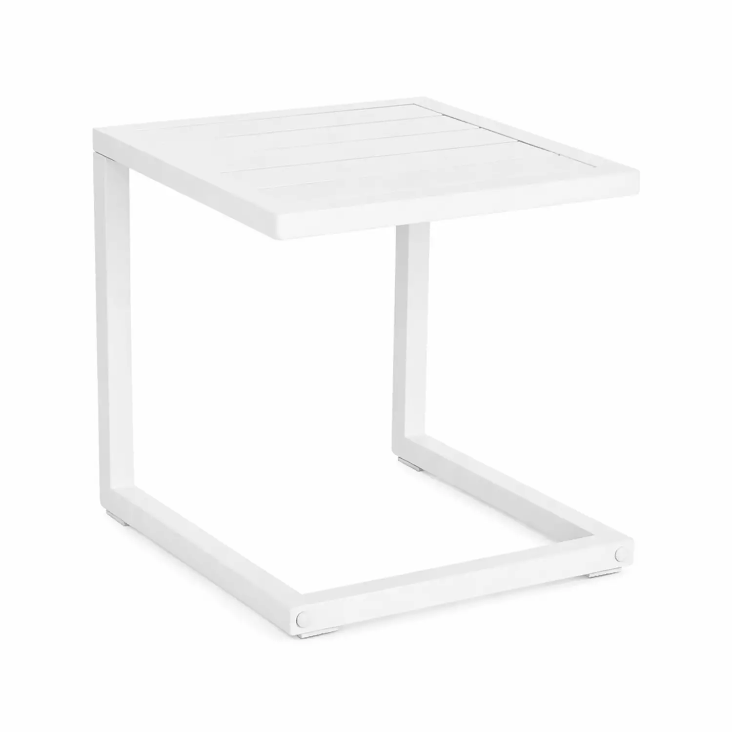 Tavolino Hilde 40x40 Bianco Bizzotto - set e salotti