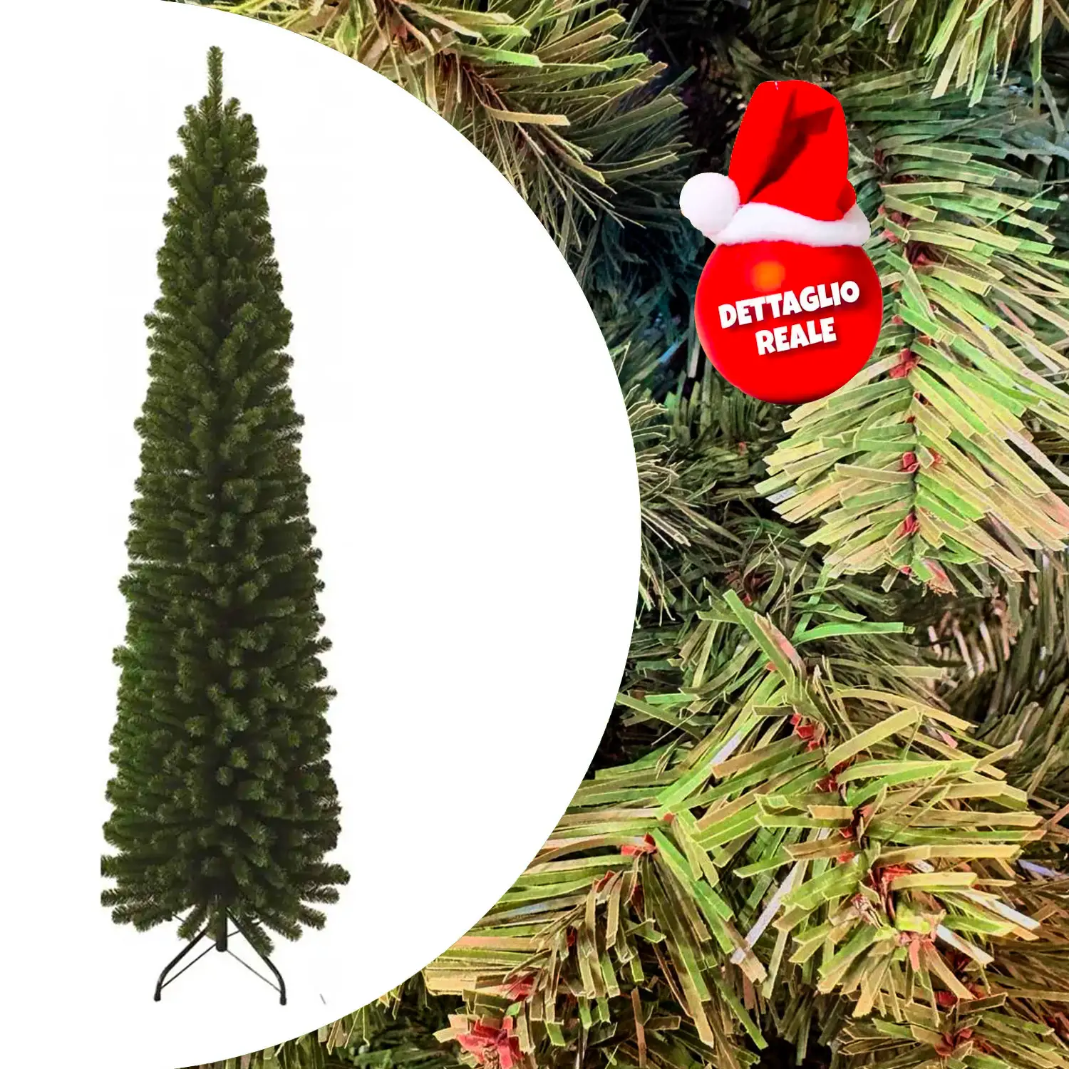 Albero di Natale Erland H 225 cm. - alberi