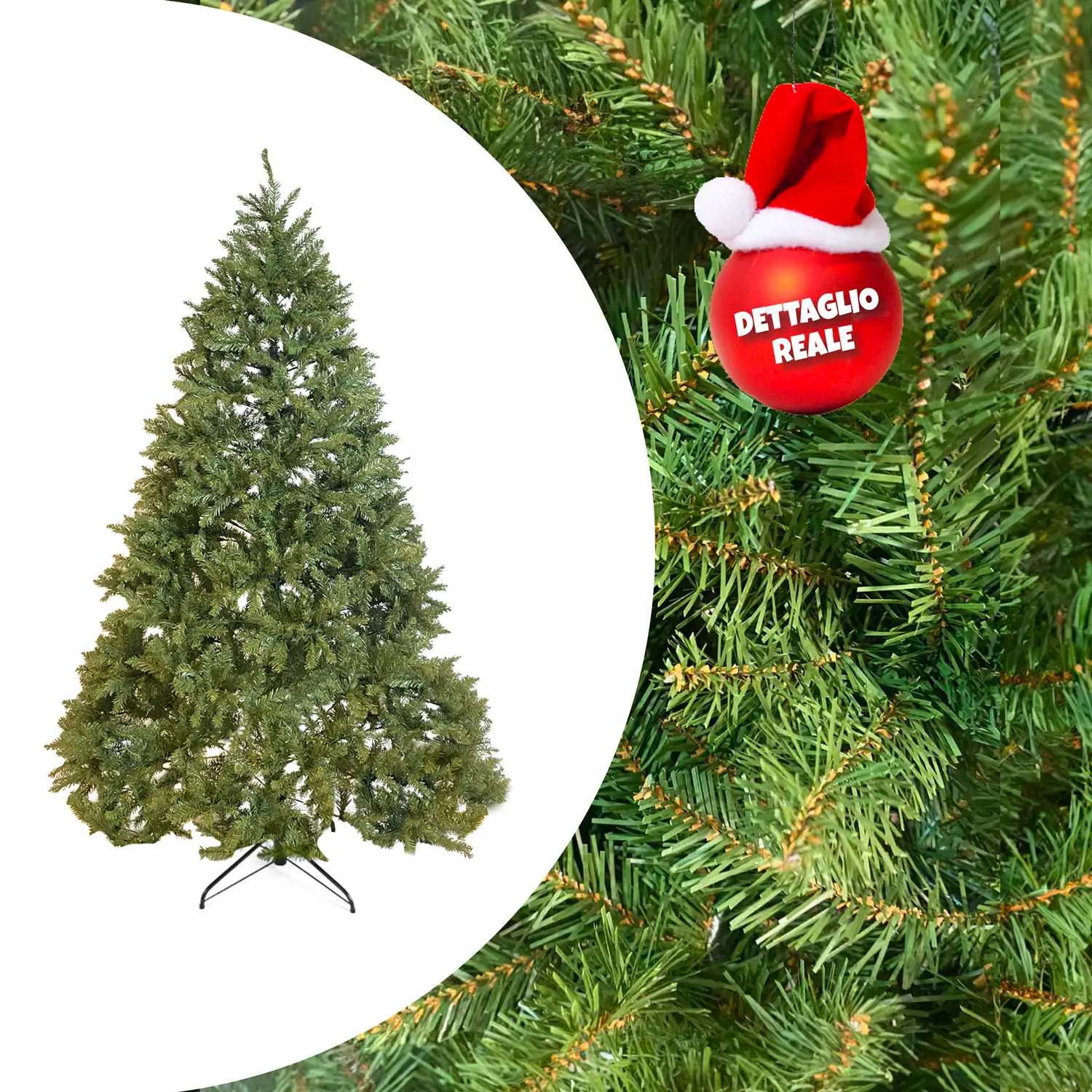 Albero di Natale Kensington H 180 cm. - alberi