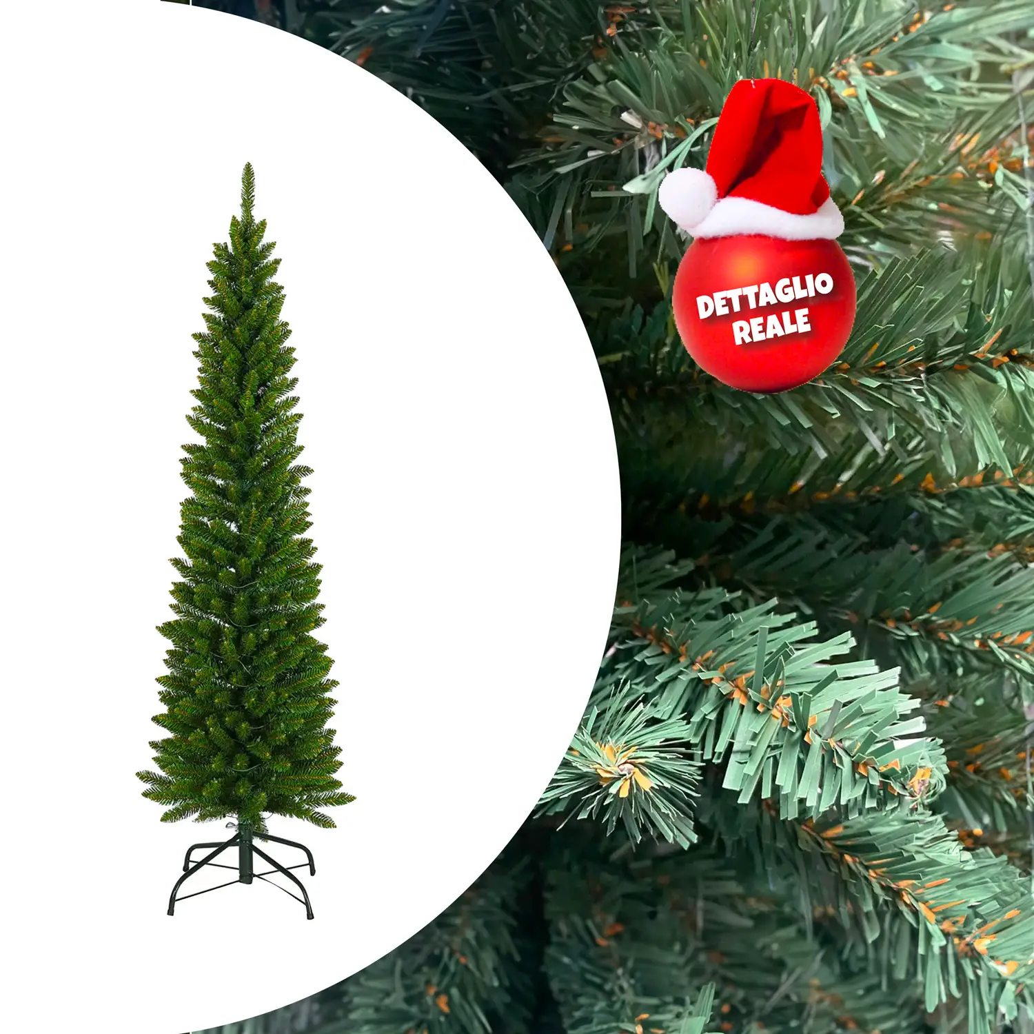 Albero di Natale Peak Tree Slim H 180 cm. - alberi