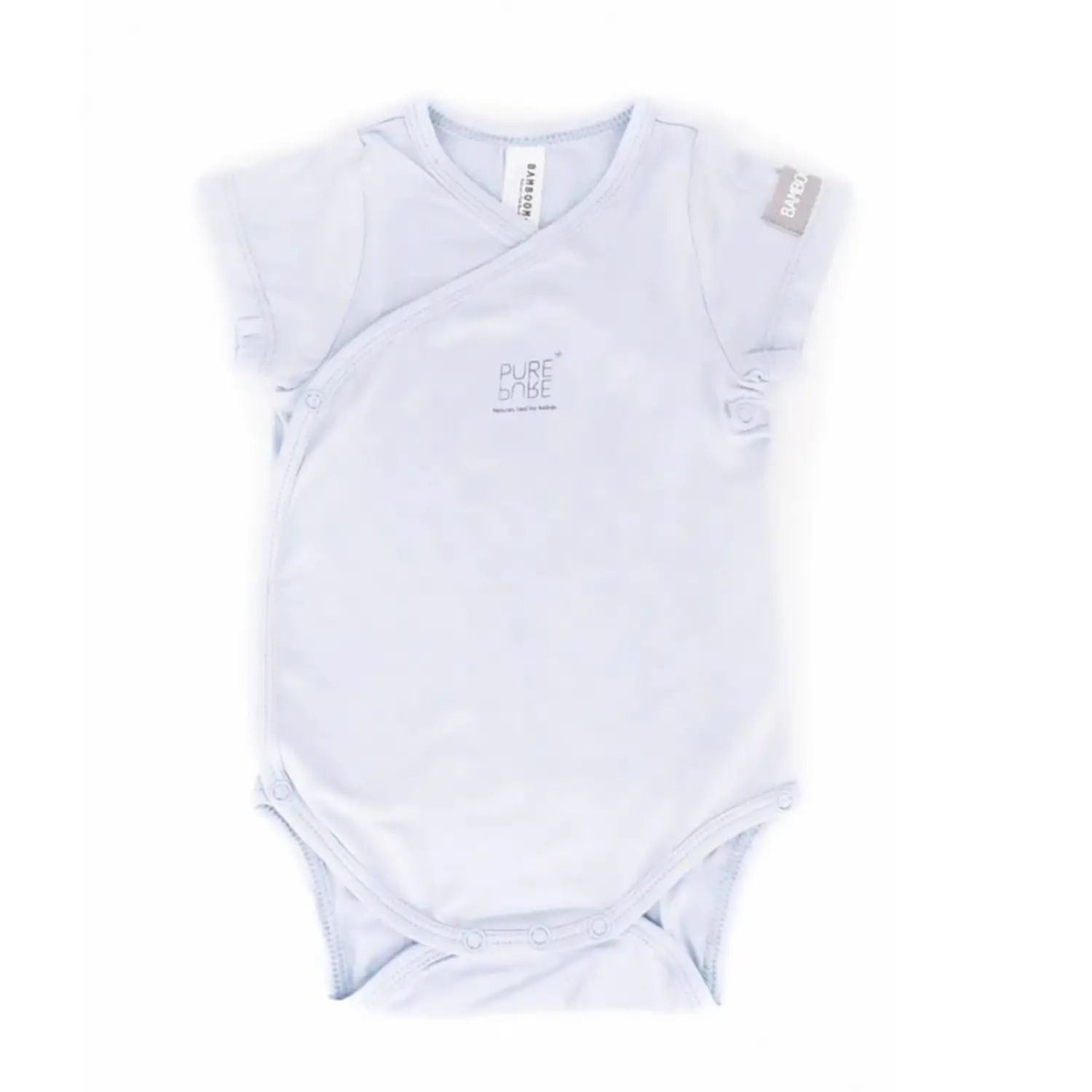 Body 6 Mesi Bambino Maniche Corte Azzurro Bamboom C104-054-006 - intimo neonato