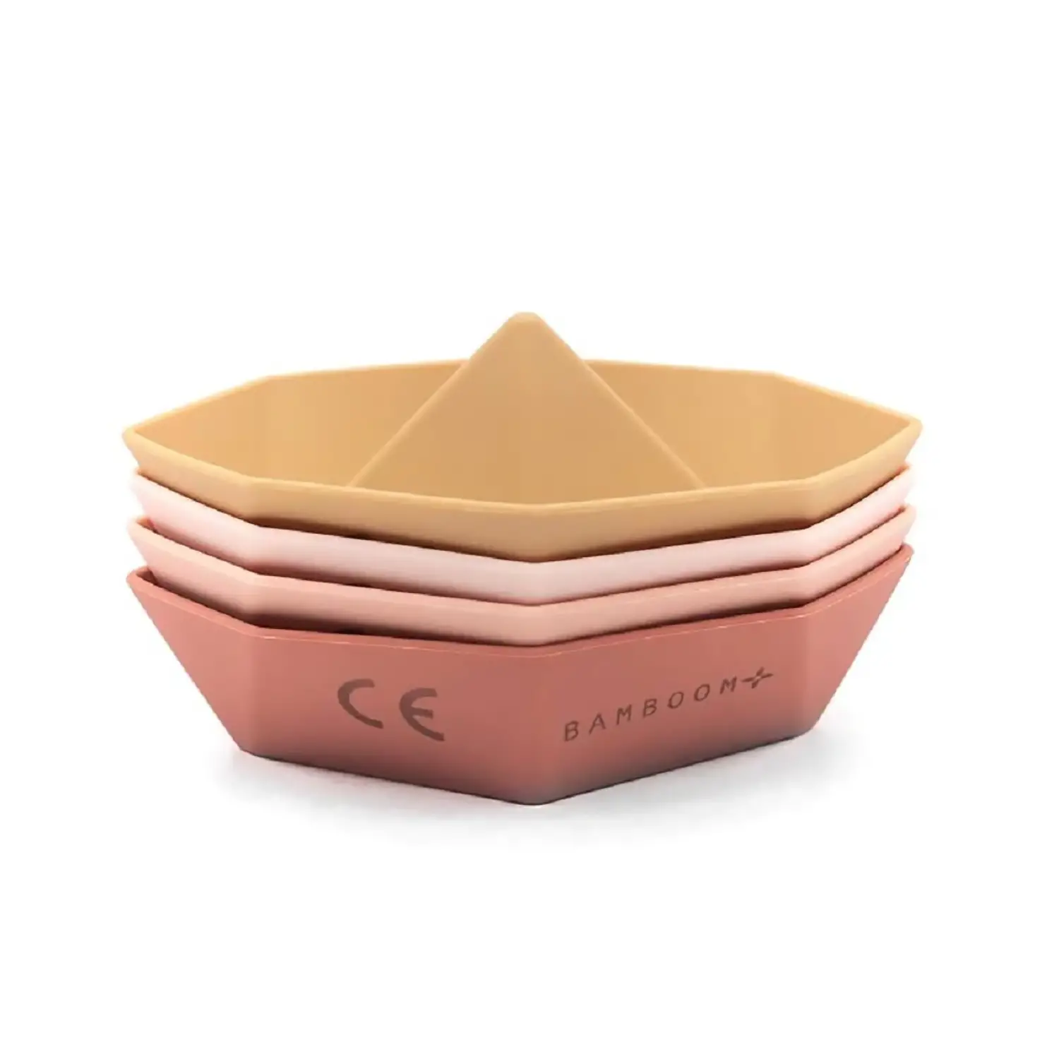 Bamboom Barchette per Bagnetto Rosa Set 4 Pezzi - estivo mare