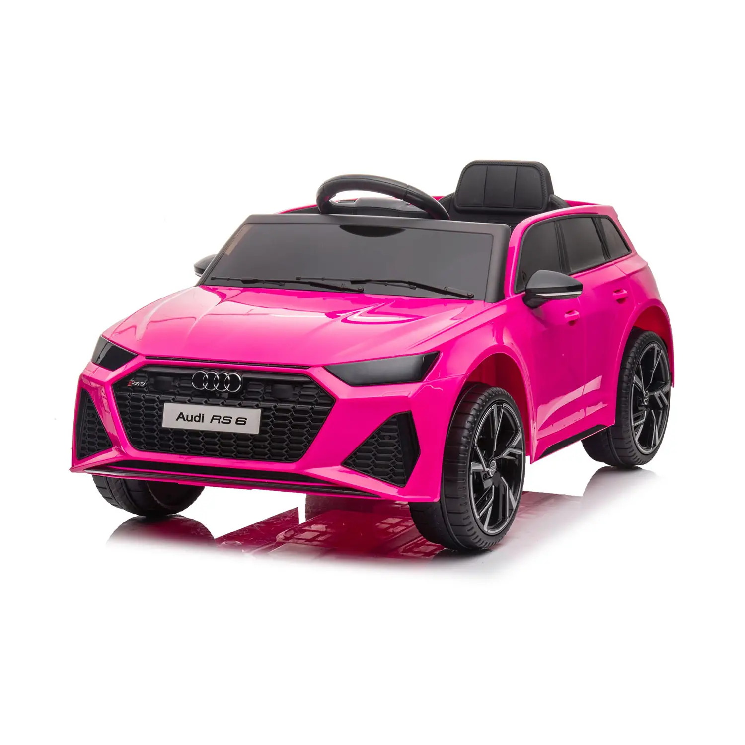 Auto Elettrica Per Bambini Audi Rs6 12v Rosa Con Radiocomando - auto