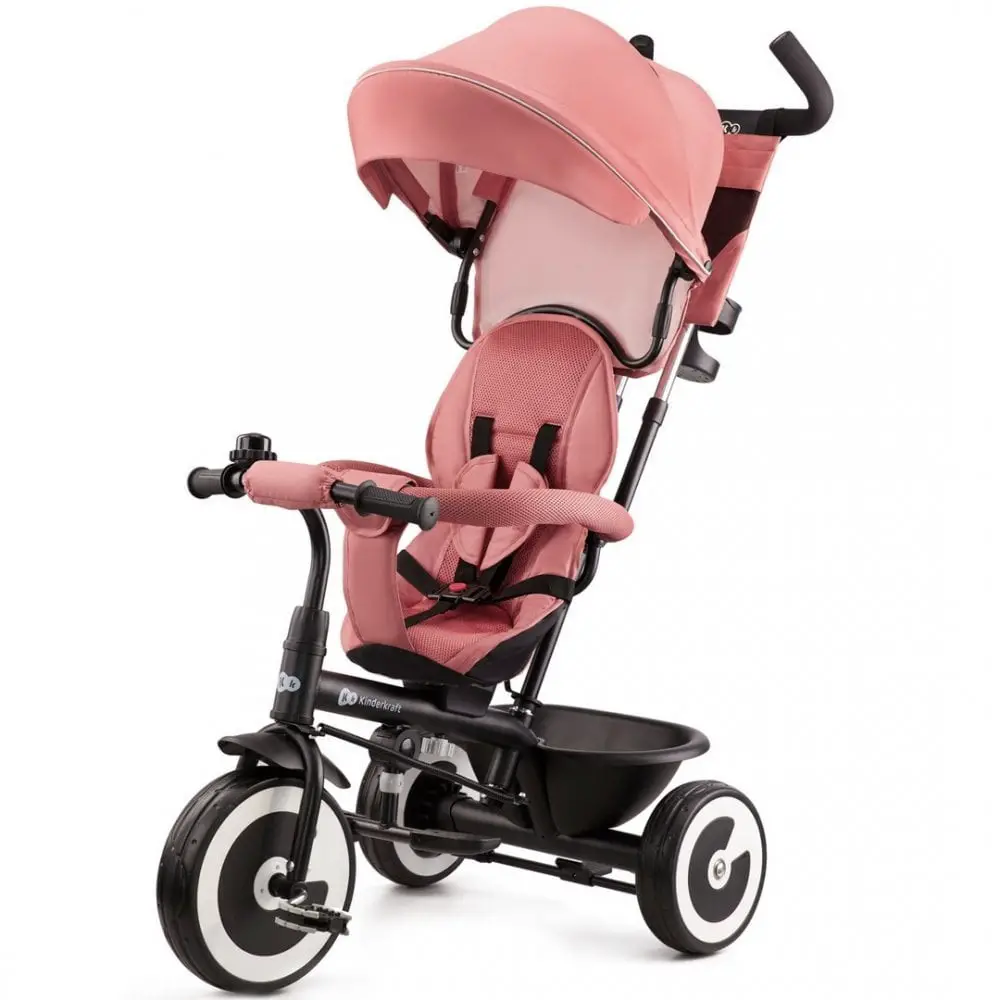 Kinderkraft Triciclo Evolutivo Aston Rose Pink - Tricicli e primi passi