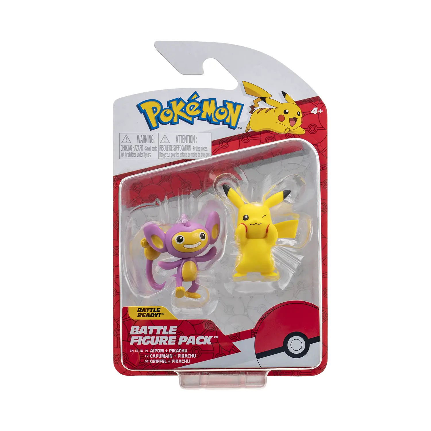 Pokemon Battle Figure Pack: Pikachu & Aipom - action figures ed accessori