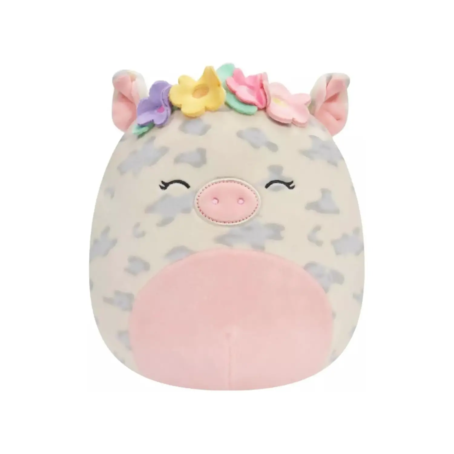 Squishmallows Personaggio 20 Cm: Rosie the Pig w Flower Headband - peluches 0/36 mesi