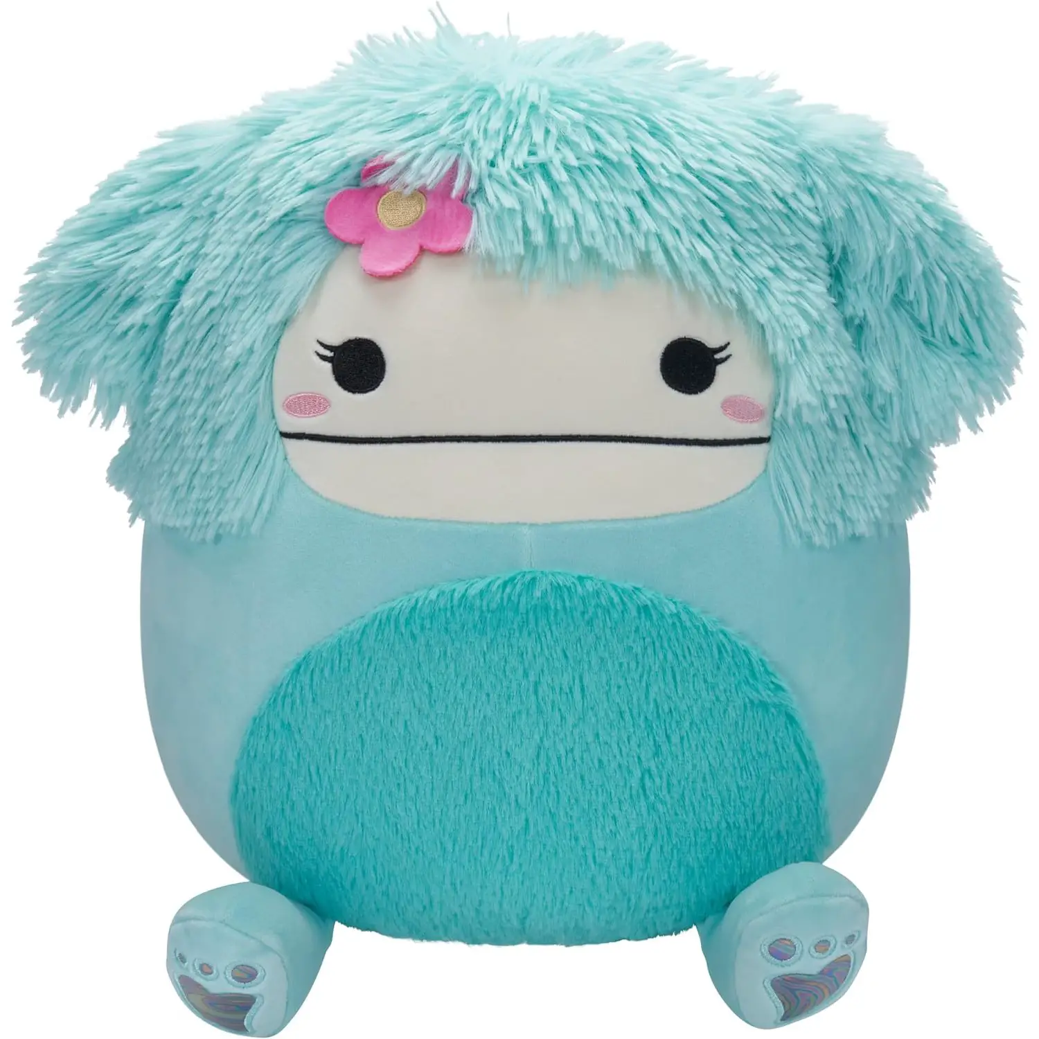 Squishmallows Personaggio 30 Cm: Joelle the Bigfoot w Flower - peluches 0/36 mesi