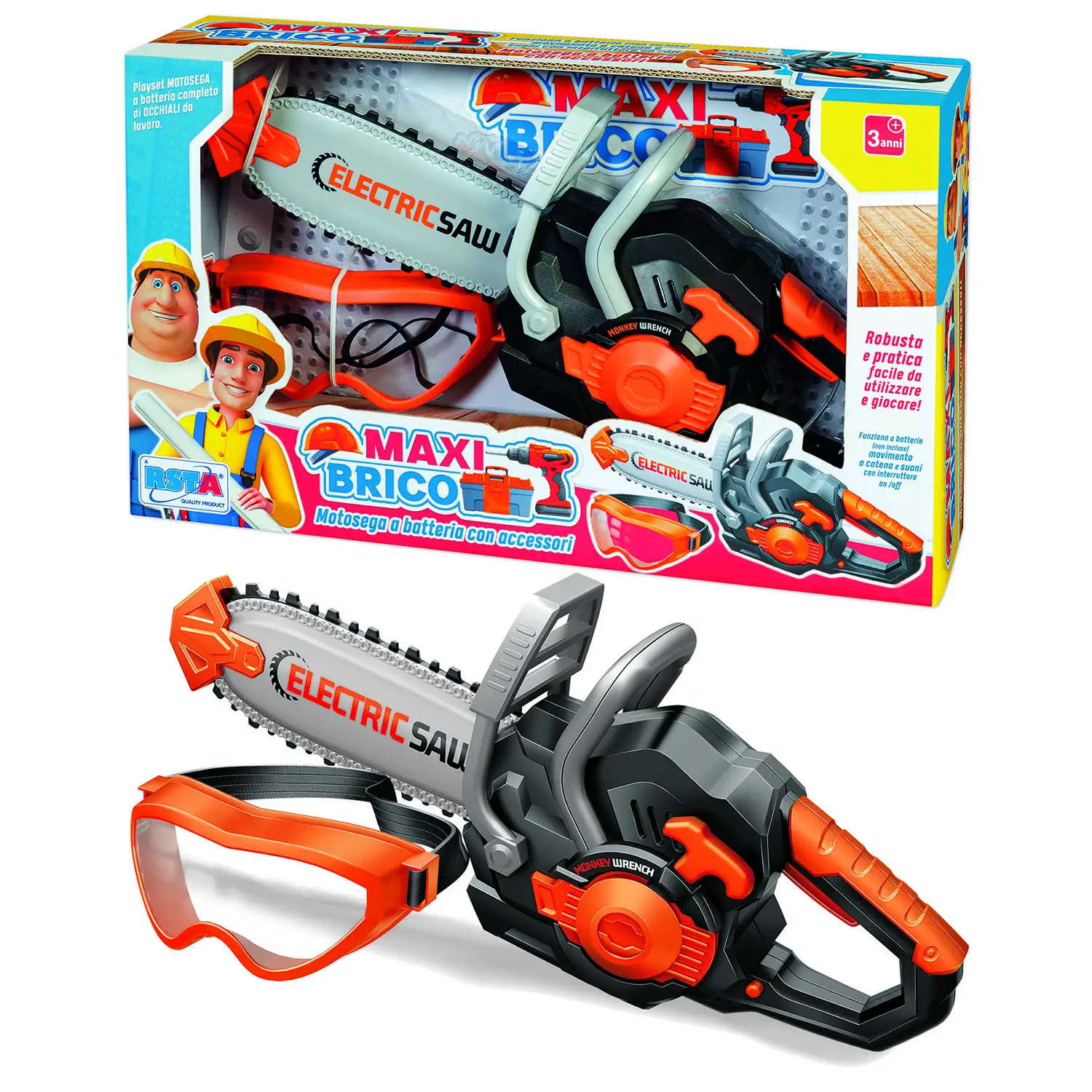 Motosega Maxi Brico con Occhiali Lavoro - Professioni e mestieri