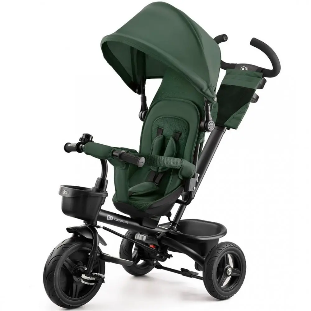 Kinderkraft Aveo Triciclo Mystic Green – Cresce con il Tuo Bambino, da 9 Mesi a 5 Anni - Tricicli e primi passi