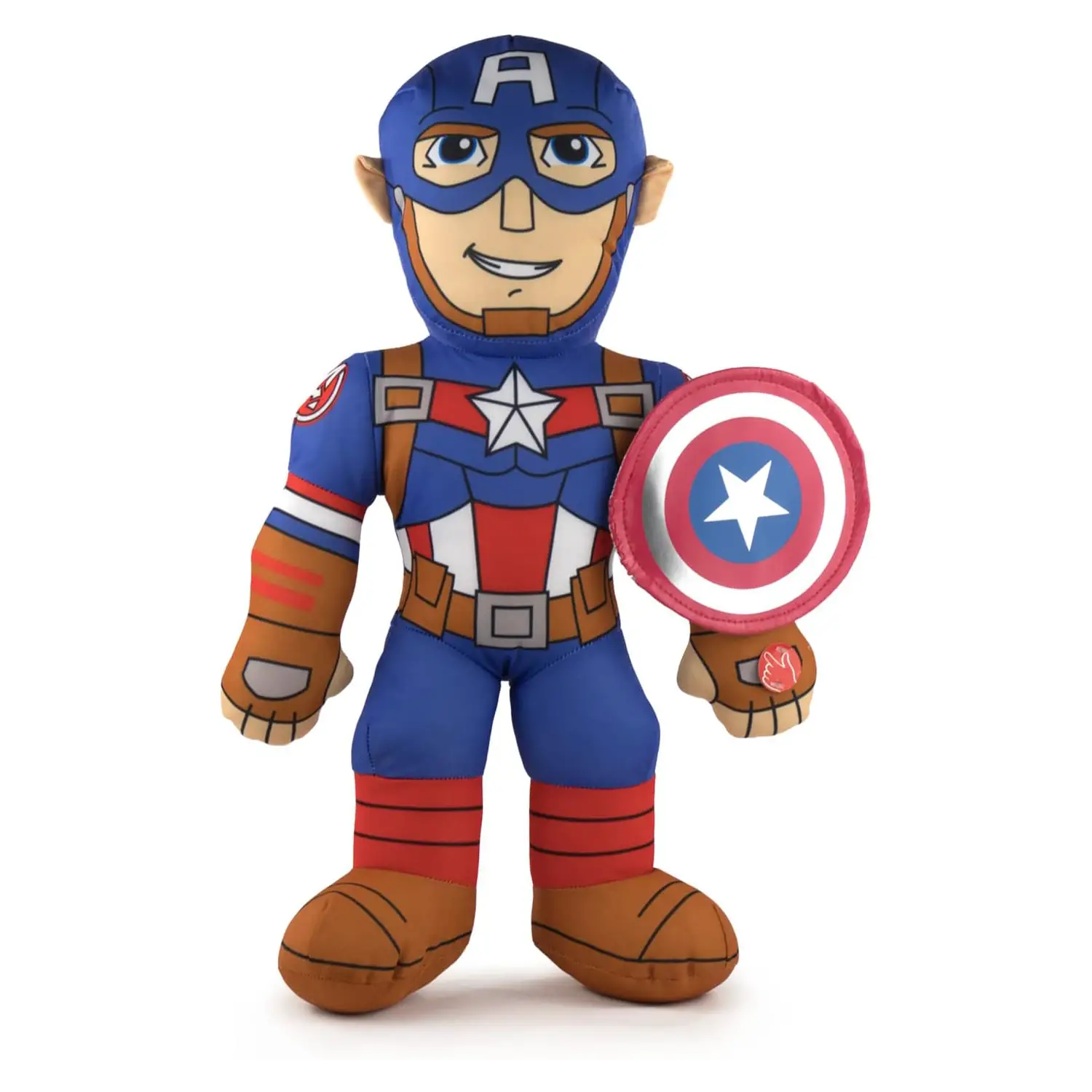 Peluche Marvel Avengers 50 cm Capitan America Con Suoni - peluches 0/36 mesi