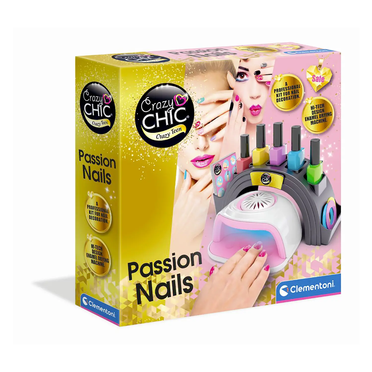 Crazy Chic Nail Passion Set – Kit Nail Art per Ragazze - bellezza e accessori