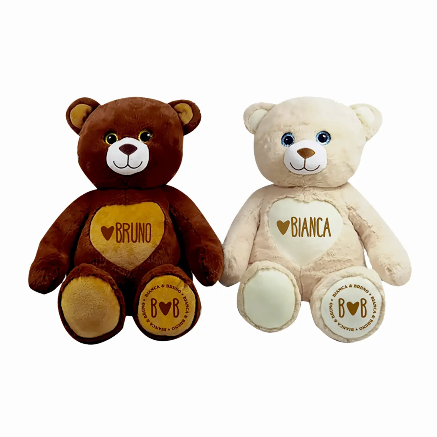 My Vip Peluches Orsi Assortiti Biano E Bruno Cm.35 - peluches 0/36 mesi