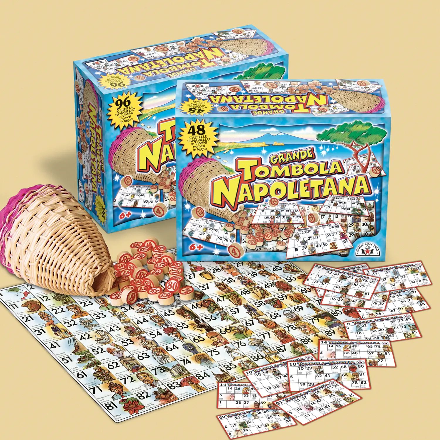 Grande Tombola Napoletana 96 Cartelle - giochi di società