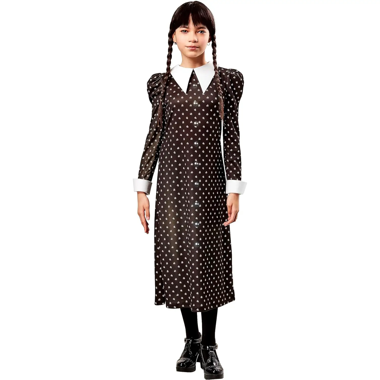 Costume Opp Wednesday Divisa Scolastica Tg. L 11-13 Anni - Abiti halloween