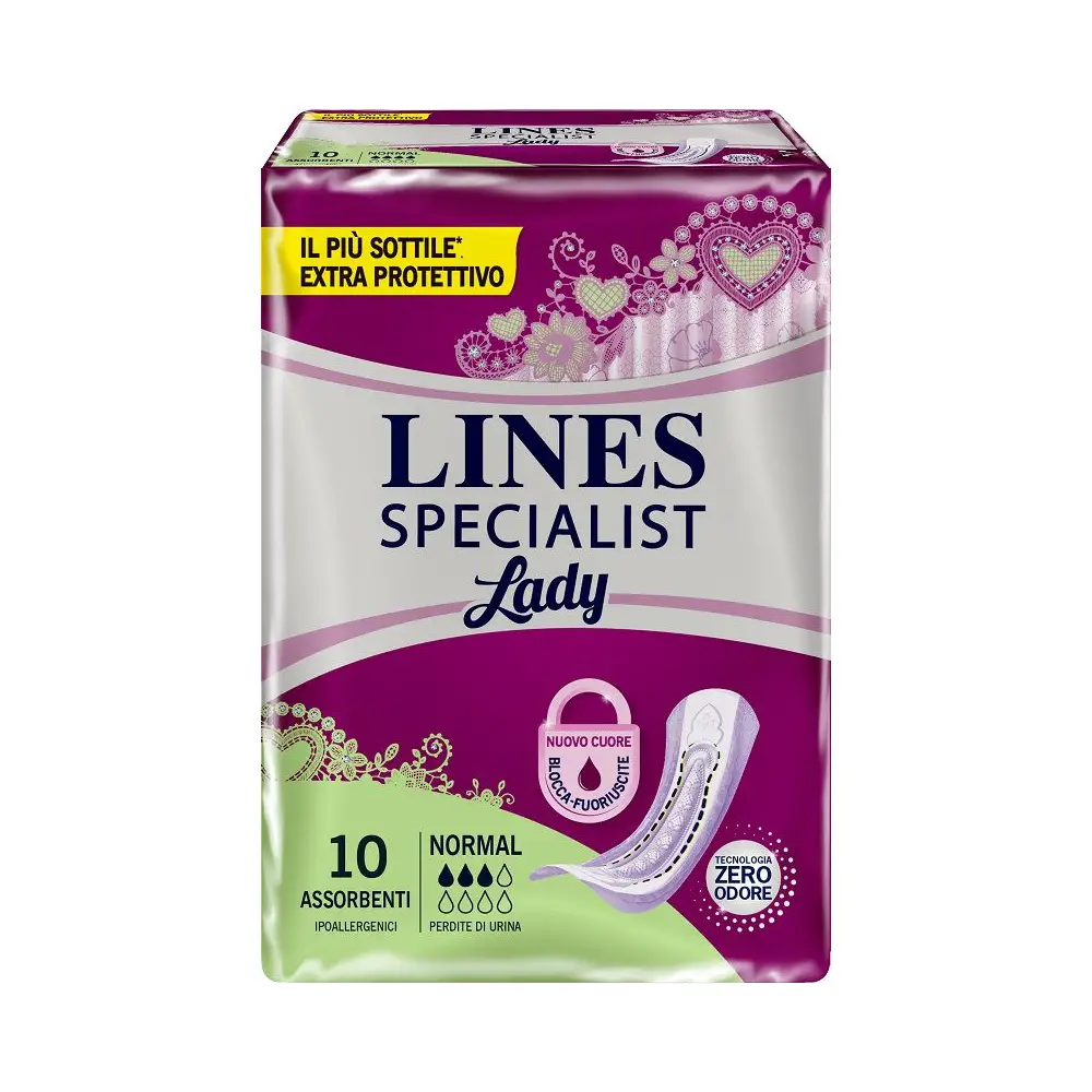 Lines Specialist Normal 10 Assorbenti - pannolini e salviettine