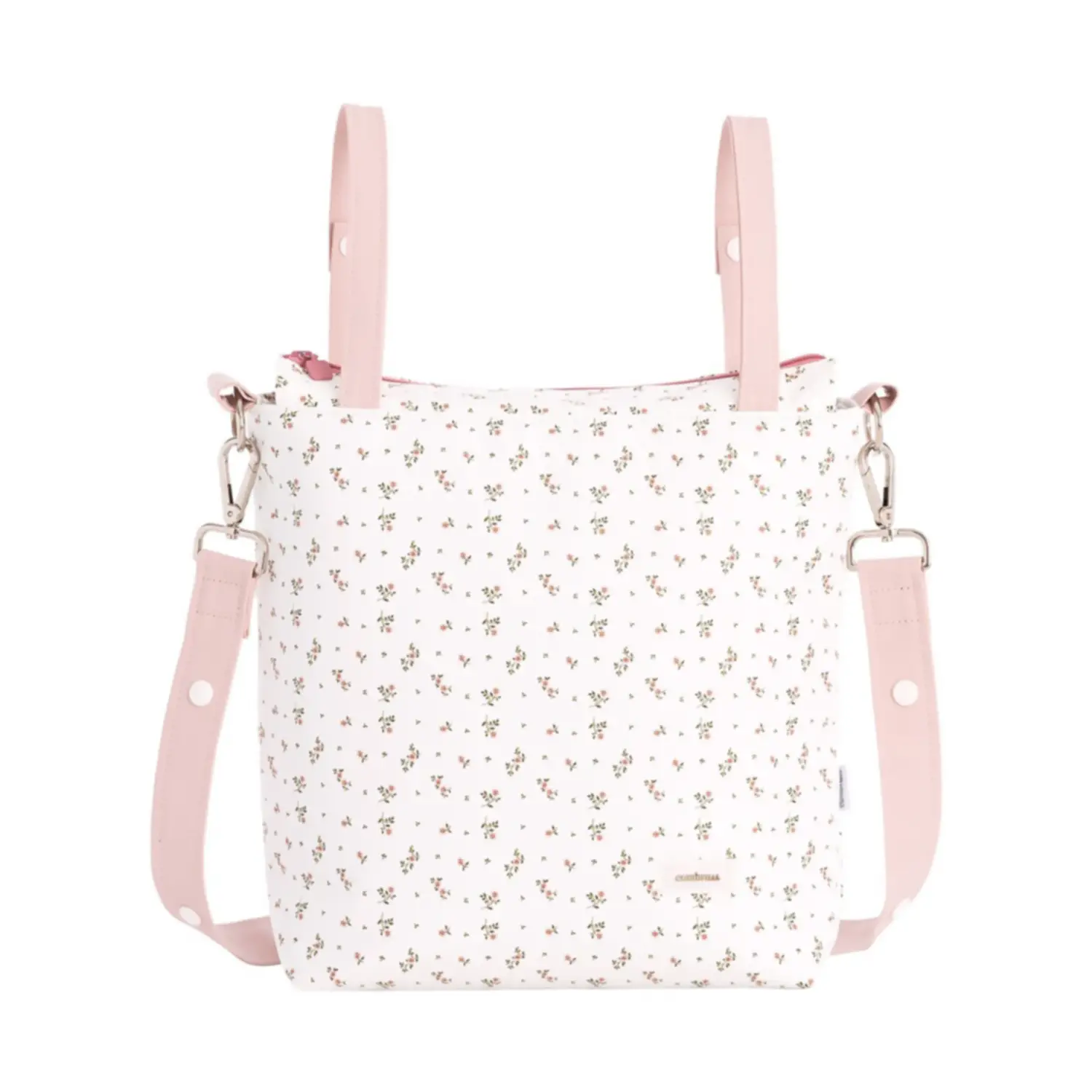 Borsa Passeggino Talega Aura Beige Fiori 12x40x35 Cm - borse e zaini