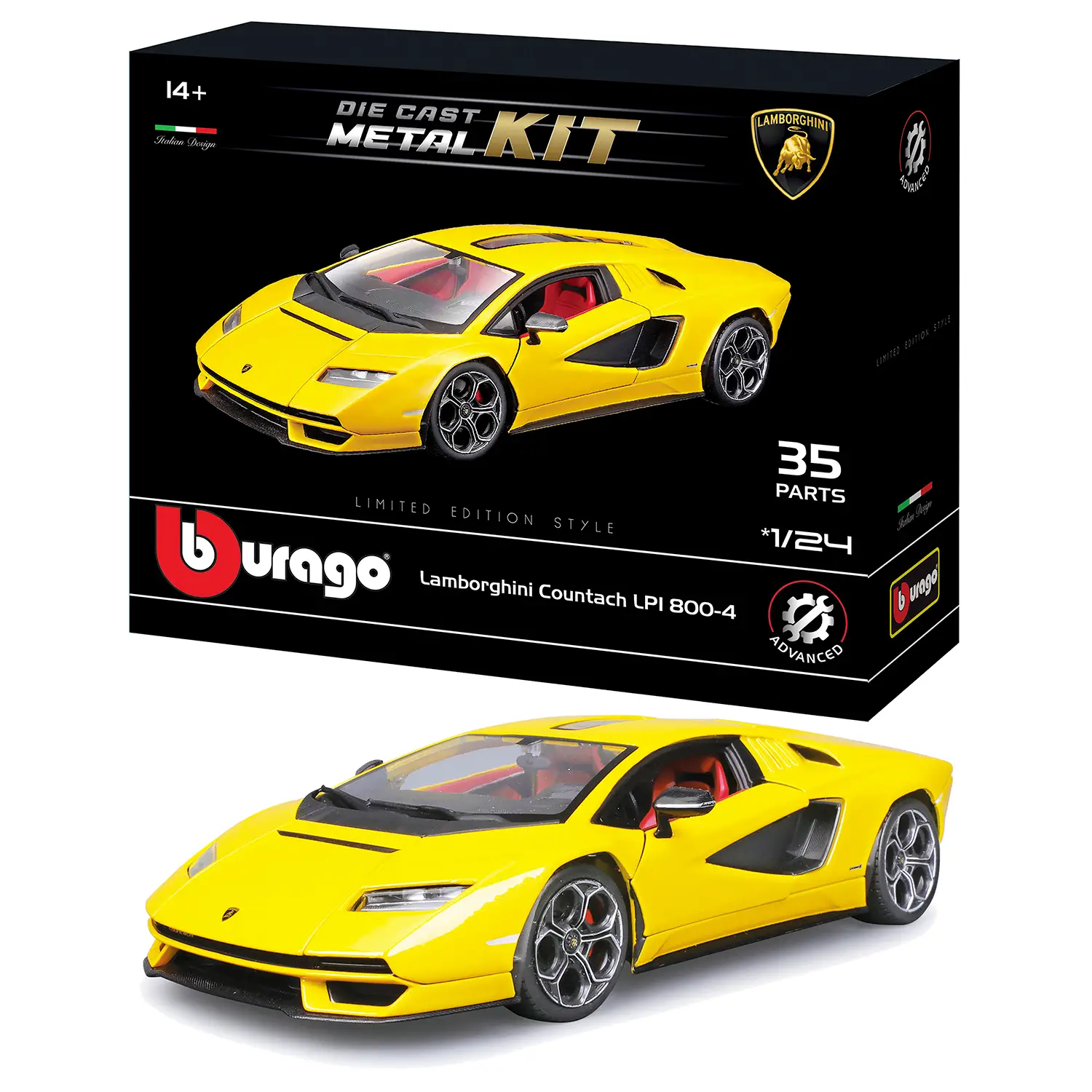 Auto 1:24 Model Kit Lamborghini Countach - auto