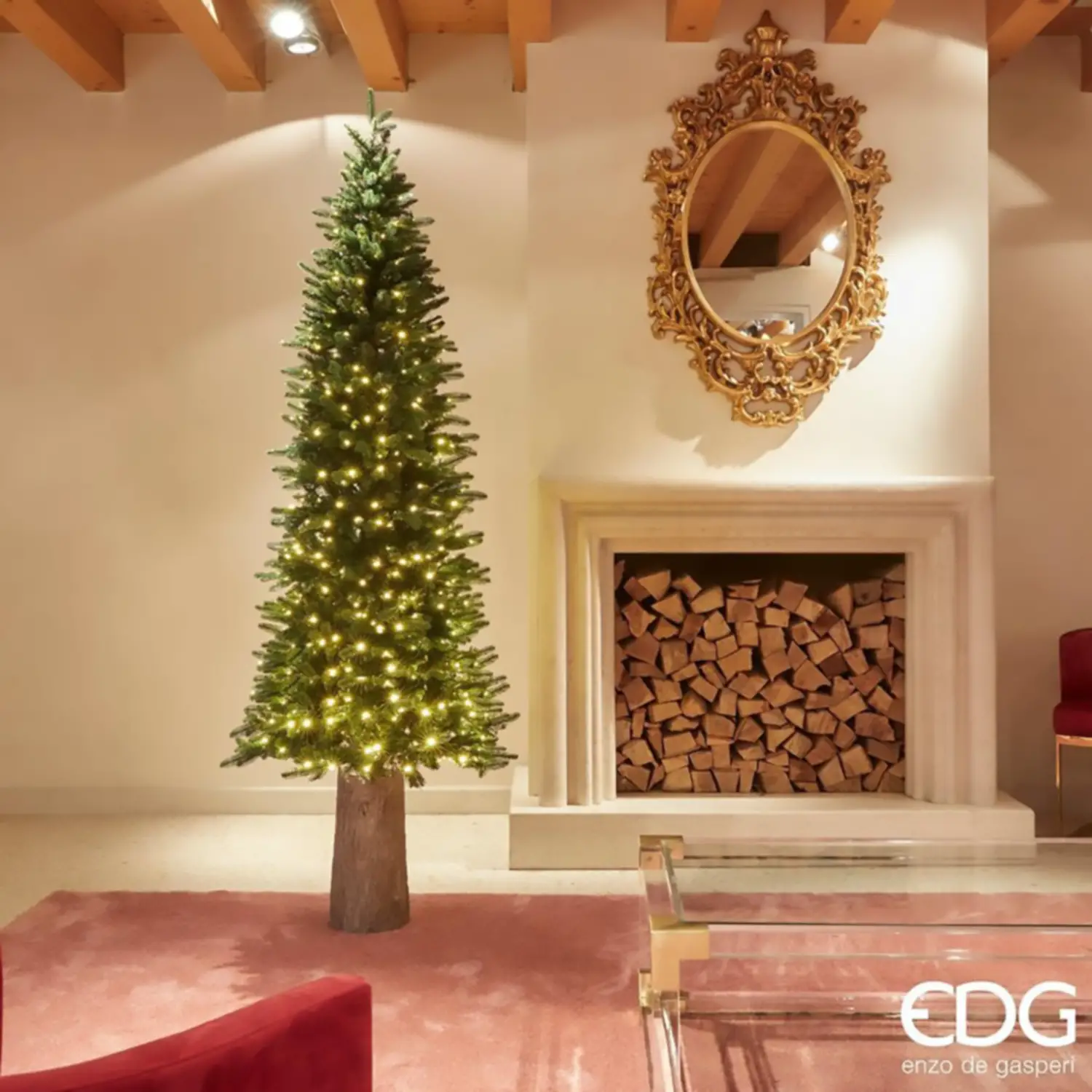 Albero di Natale Pino Slim 210 cm – 480 Miniled Integrati - alberi