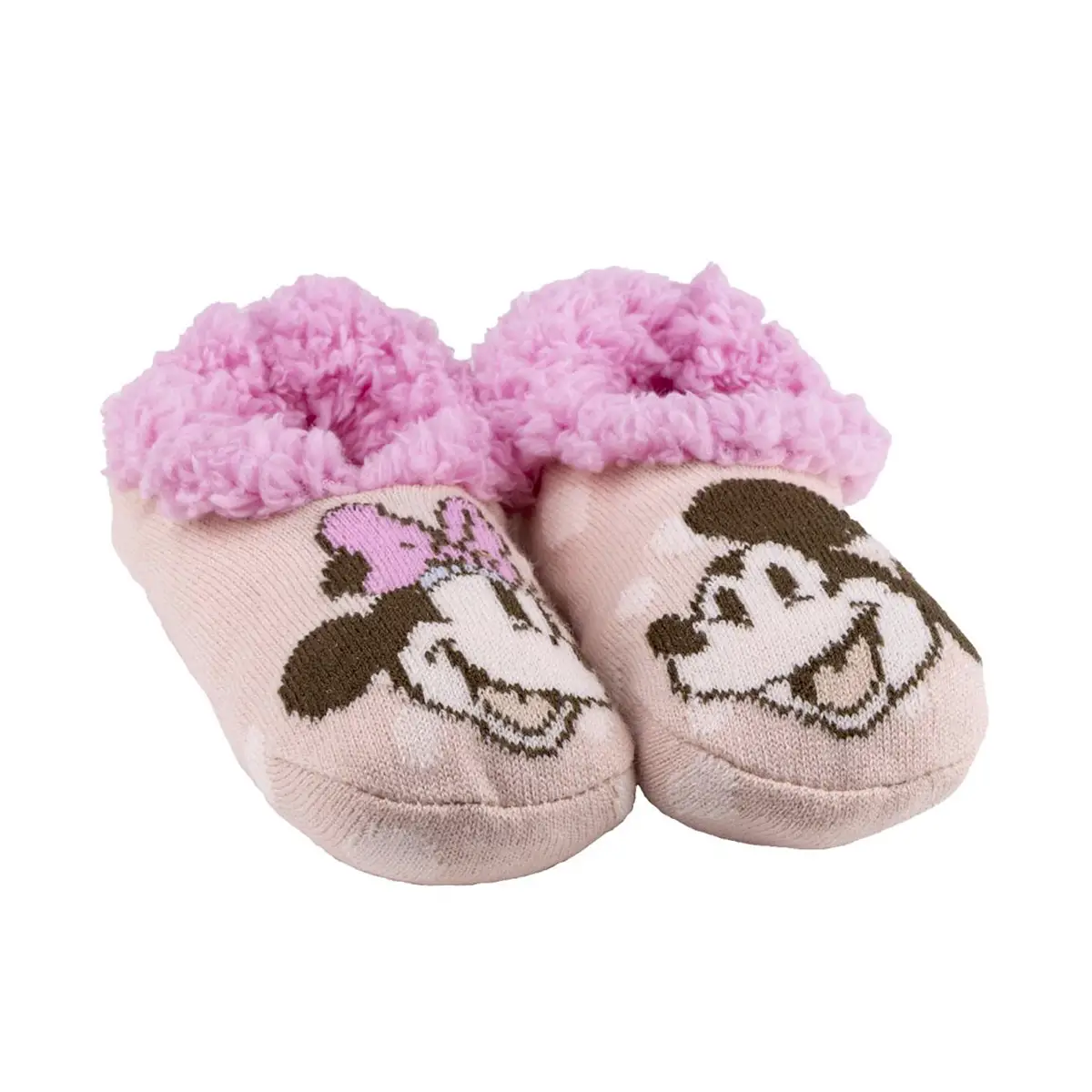 Minnie Pantofole a Calzino T25/27 Pink - biancheria casa