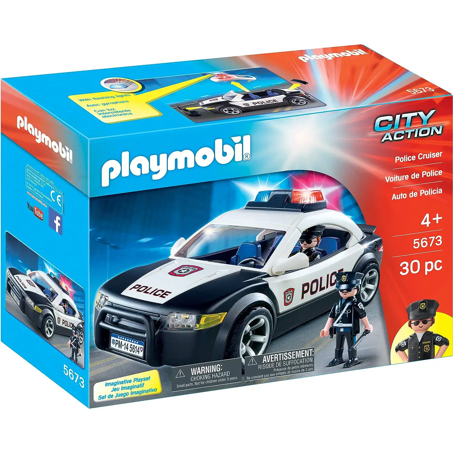 Police Cruiser Playmobil City Action - playmobil