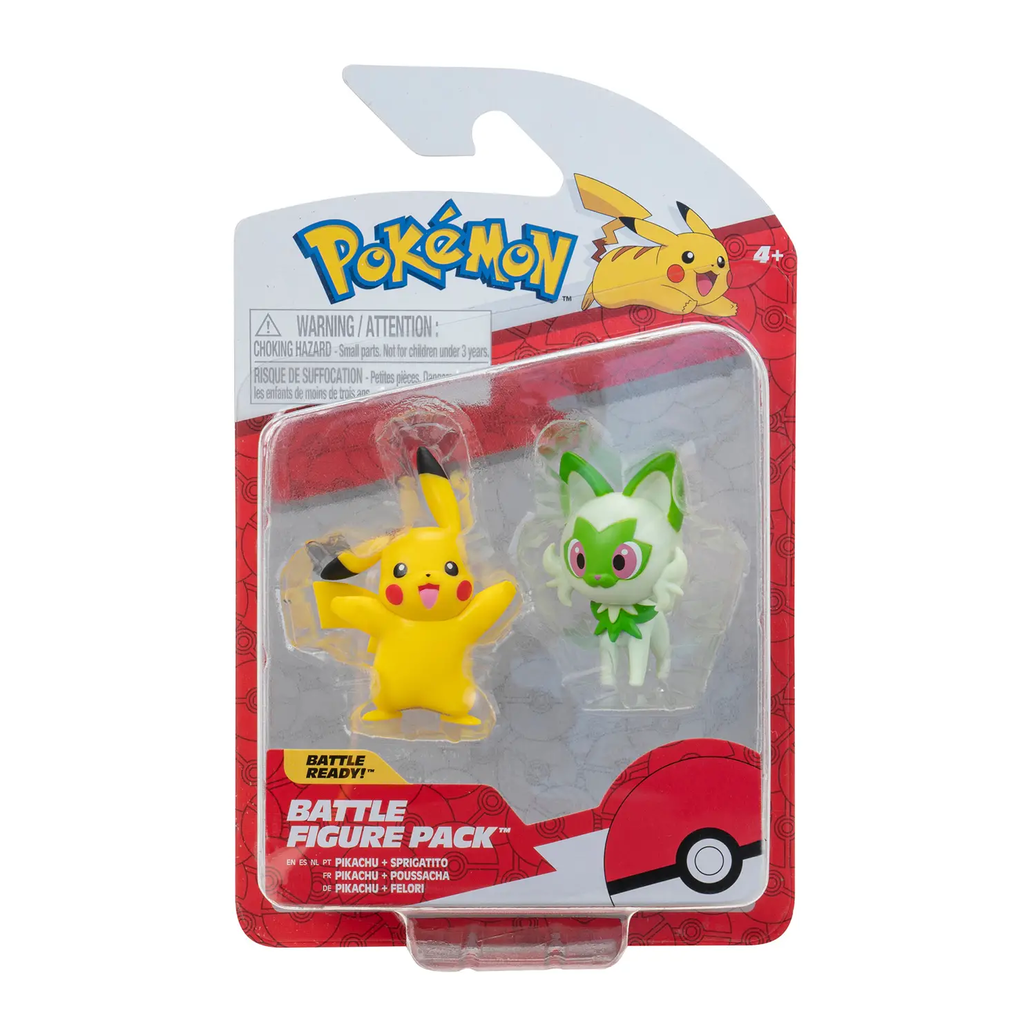 Pokemon Battle Figure Pack Special Edition: Sprigatito & Pikachu - action figures ed accessori