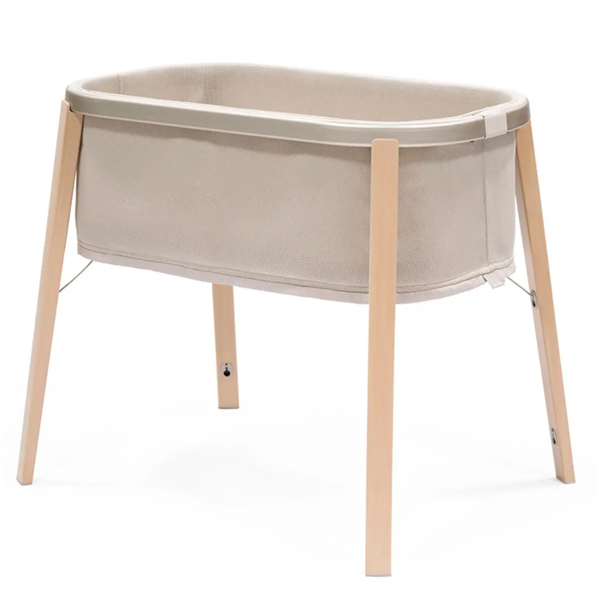 Mini Culla Stokke Snoozi Sandy Beige – Culla Evolutiva, Leggera e Trasportabile - culle