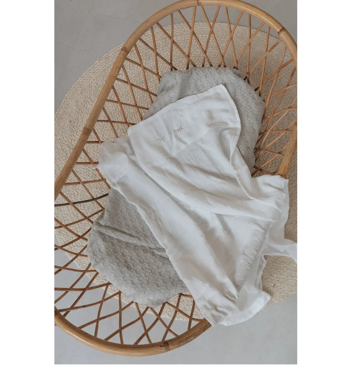 Lenzuolo Per Lettino 110x140cm Con Federa White Sleepy - lenzuolini