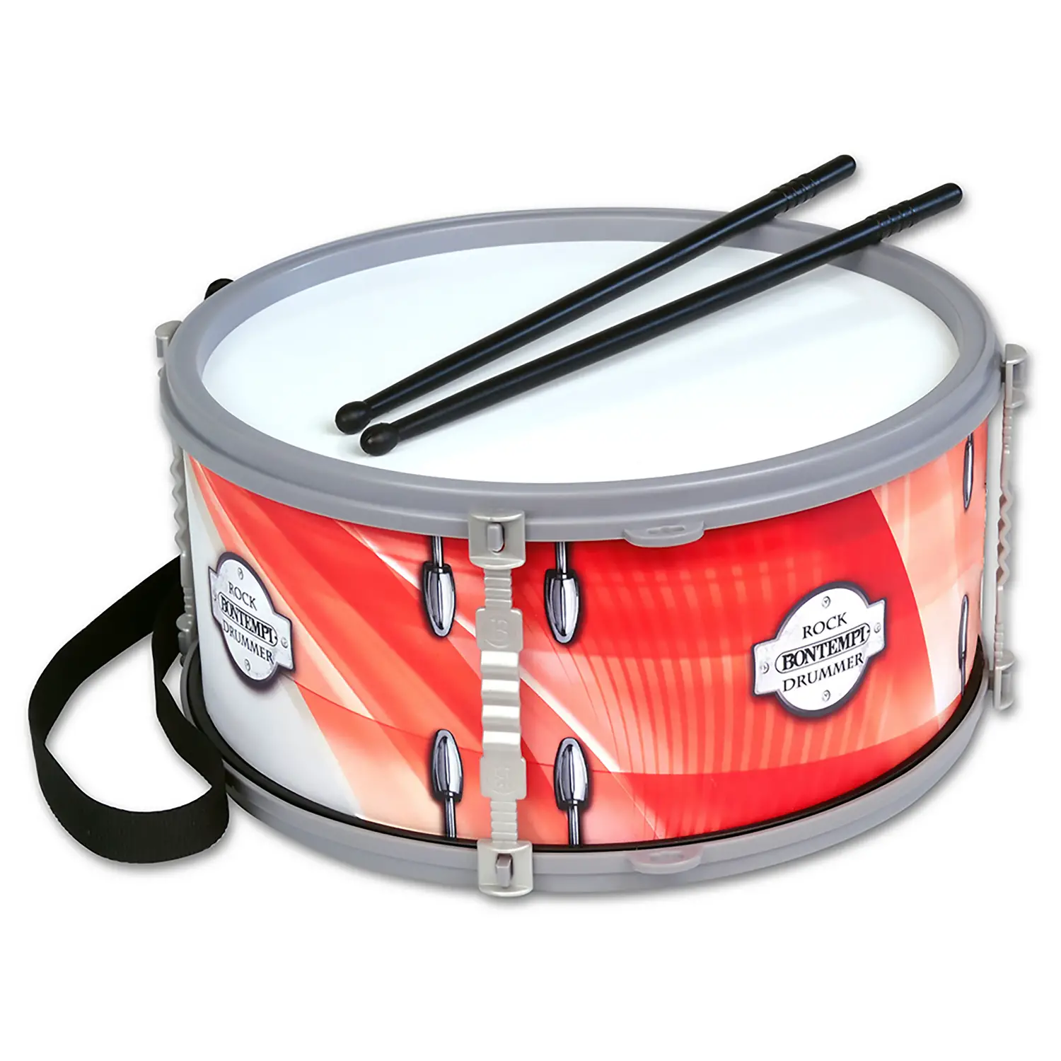 Tamburo con Tracolla e Bacchette per Bambini - Kit Musicale - musicali
