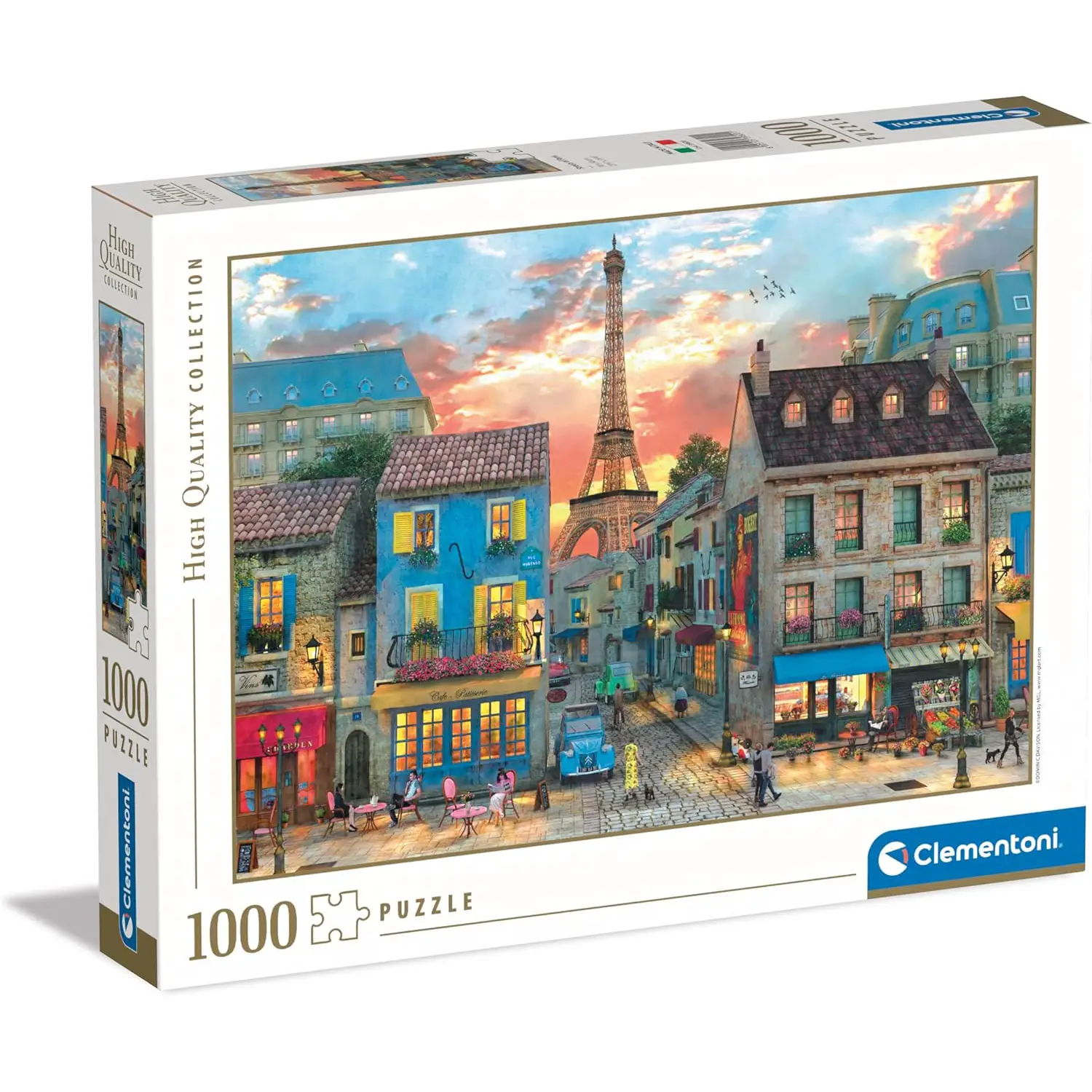 Puzzle 1000 Pezzi Hqc Streets Of Paris - puzzle adulti