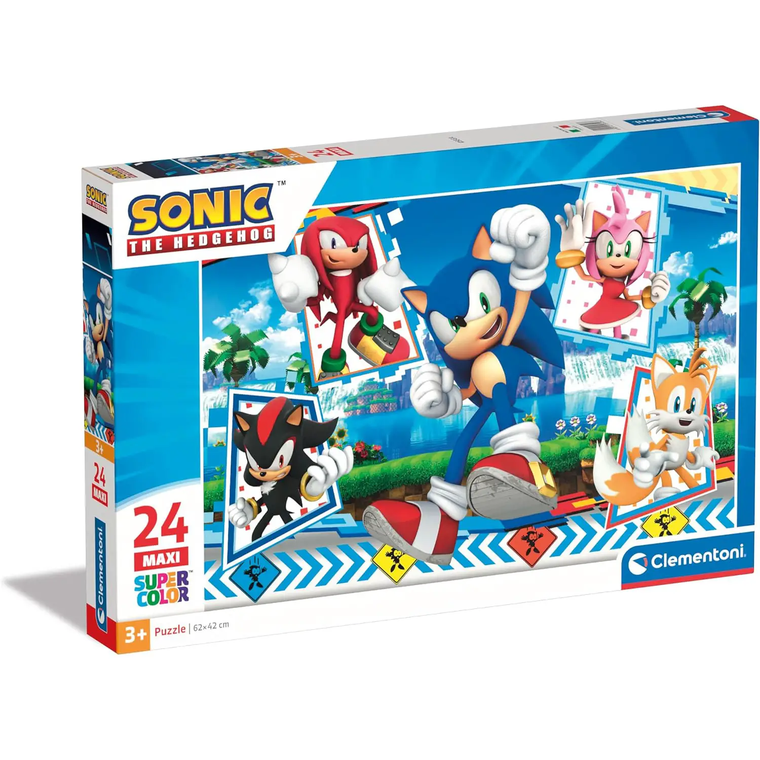 Puzzle 24 Pezzi Maxi Sonic - Puzzle in cartone