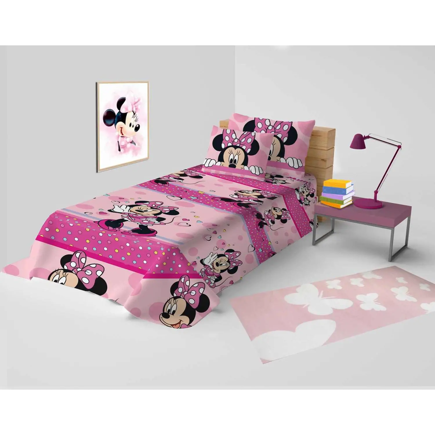 Copriletto 1 Piazza Rotativo Minnie - biancheria casa
