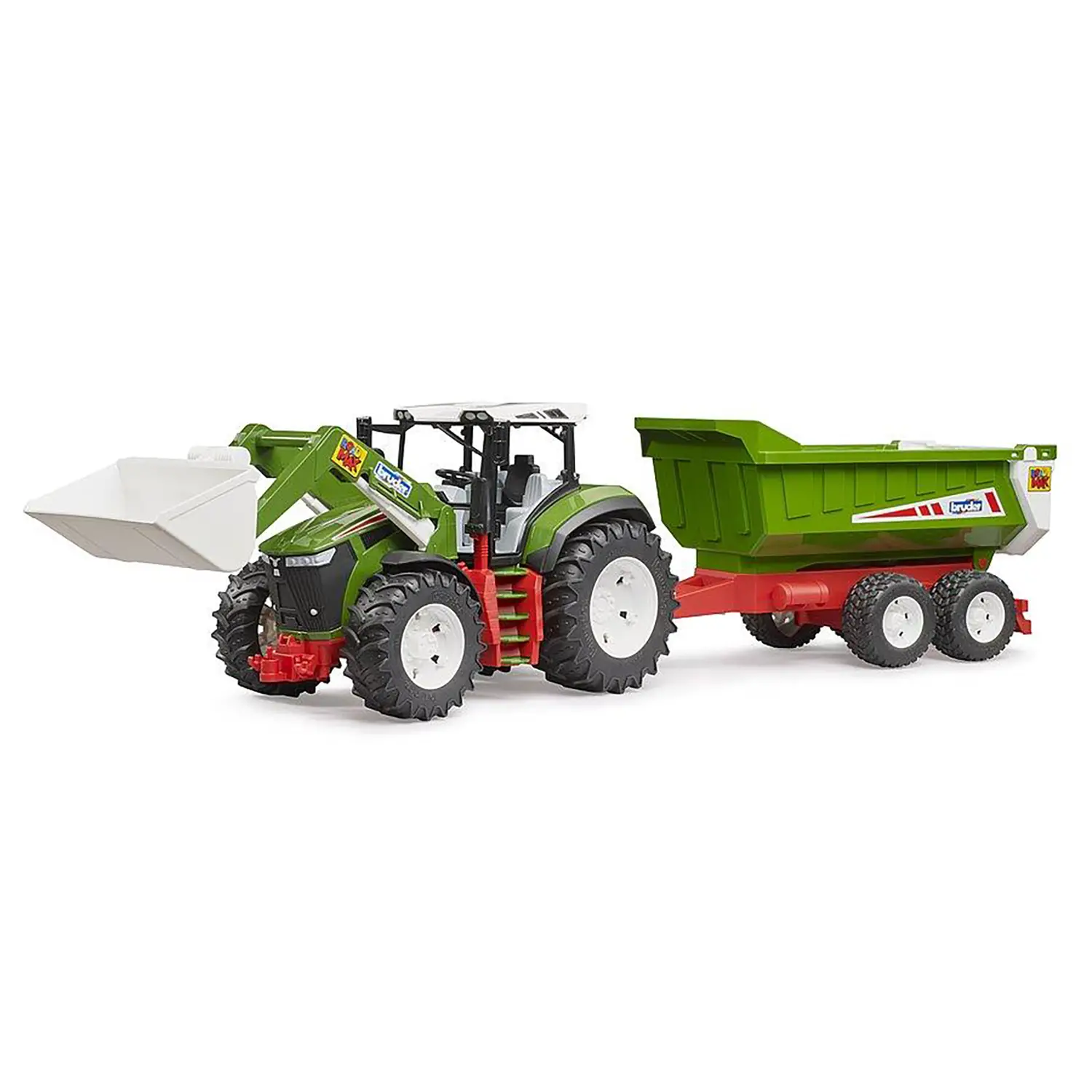 Roadmax Trattore Con Pala E Rimorchio - modellini