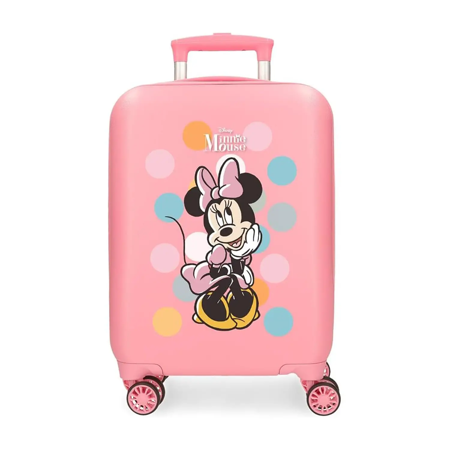 Minnie Coquette Trolley Abs 50 Cm 4 Ruote Rosa -