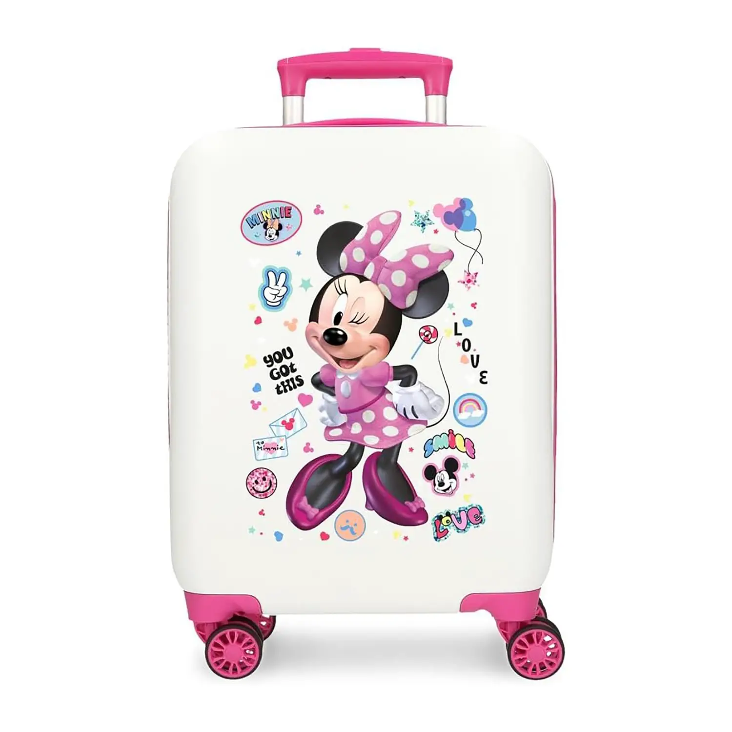 Minnie Party Trolley Abs 50cm 4 Ruote -