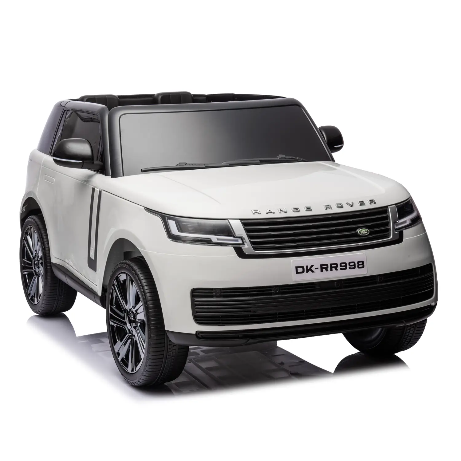 Auto Elettrica Macchina per Bambini 12V Range Rover Bianca - auto