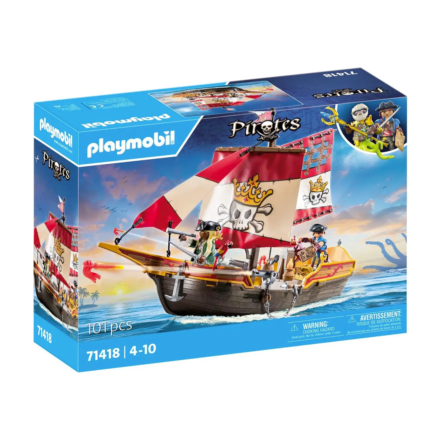 Nave Pirata Playmobil Pirates - playmobil