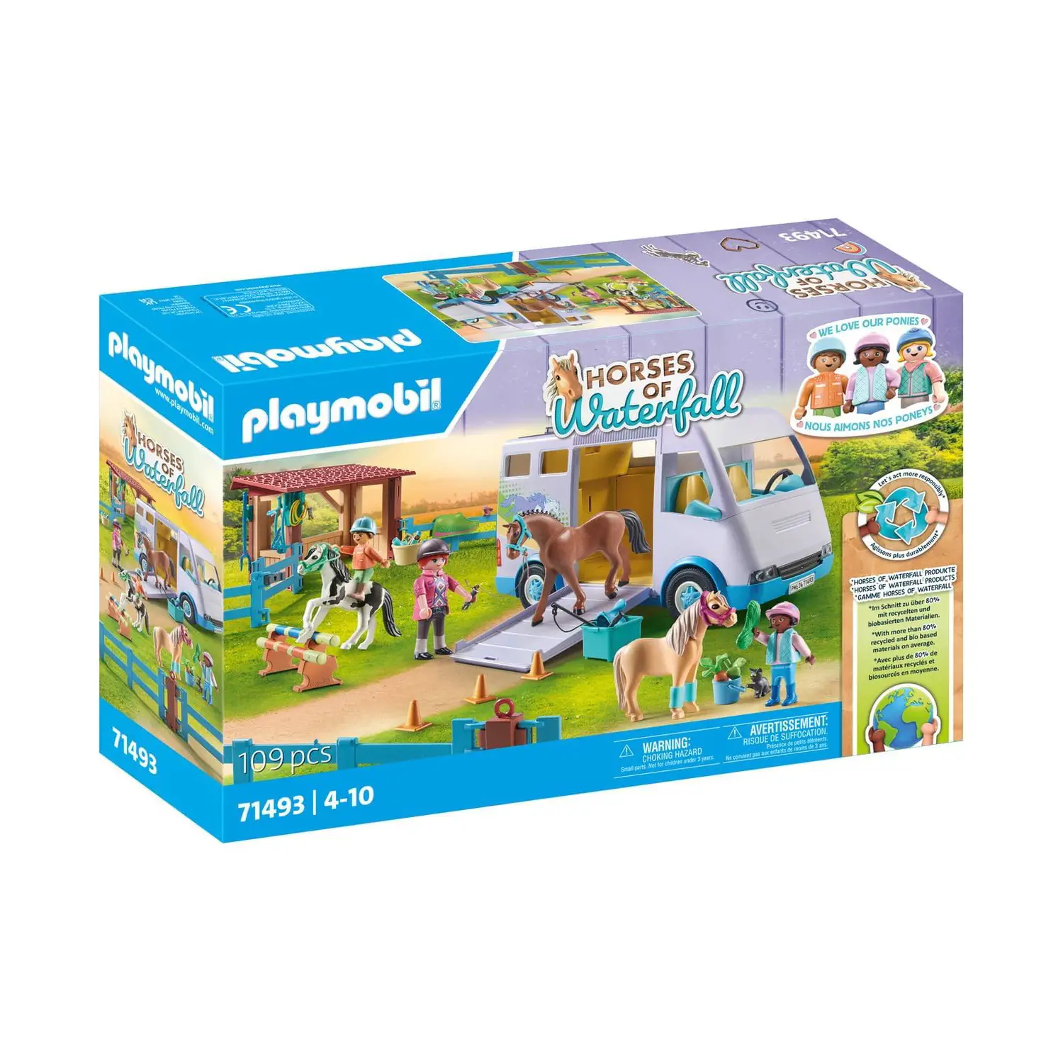 Trasporto Cavalli e Stalla Playmobil Horses Of Waterfall - playmobil