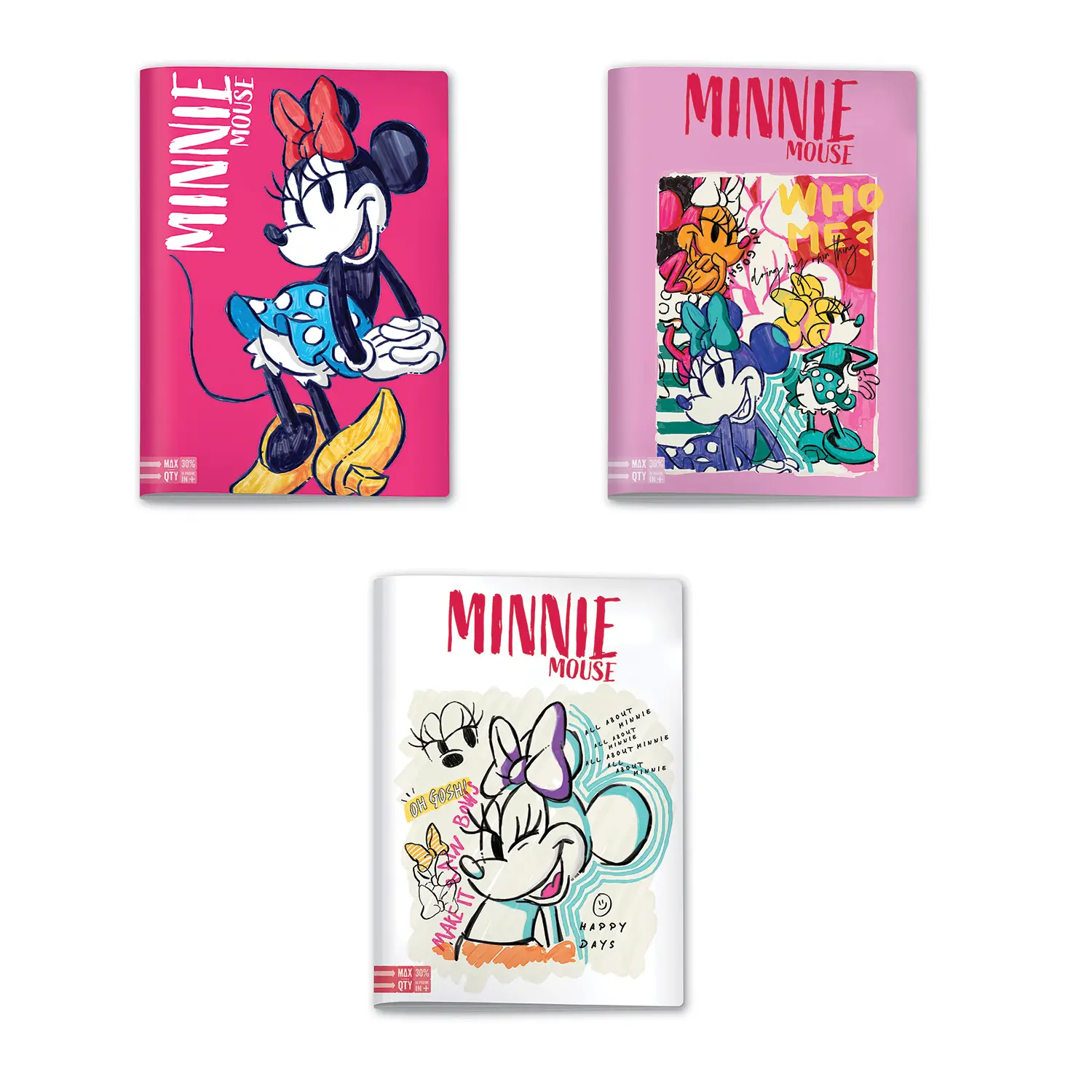 Minnie Quaderno A4 Maxi 96/100 Rigatura C - Cancelleria varia