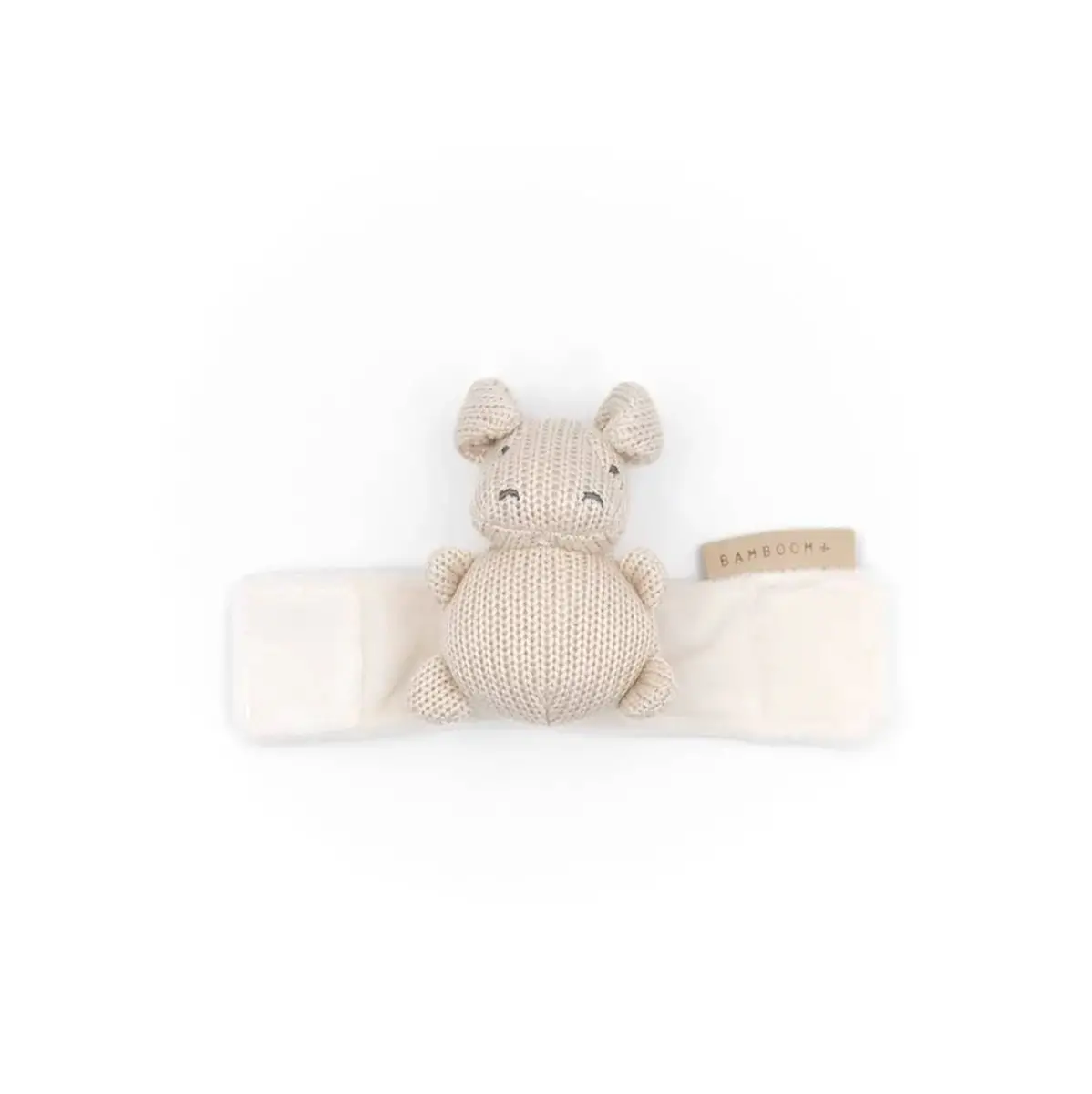 Giochino Braccialetto A Maglia Hippo Birch Sand Bamboom - Primi giochi