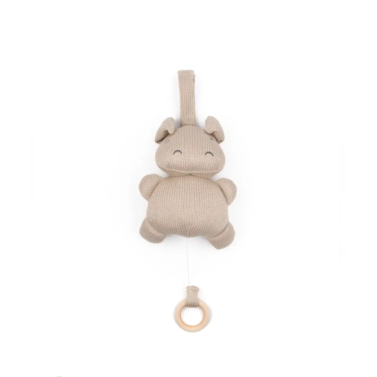 Carillon A Maglia Hippo Oyster Sand Bamboom - Primi giochi