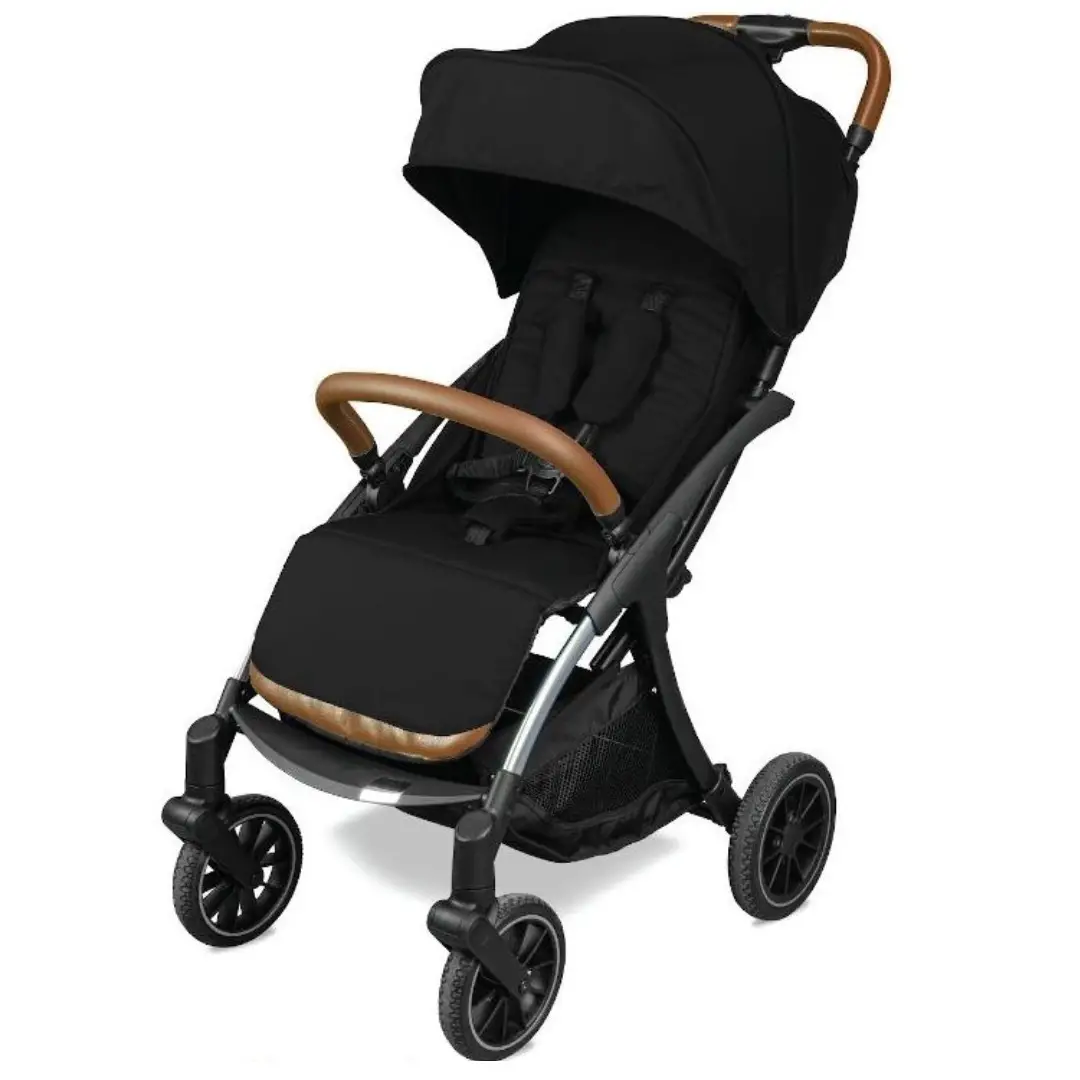 Passeggino Wizard-e Premium Black Telaio Cromo - passeggini compatti