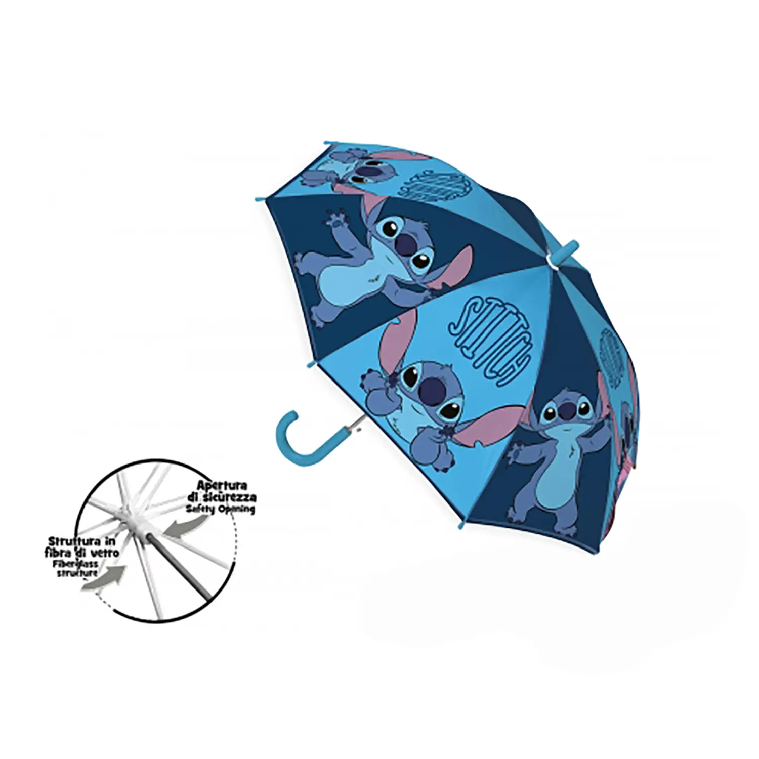 Stitich Ombrello Lungo Poliestere 42/8 - accessori stagionali