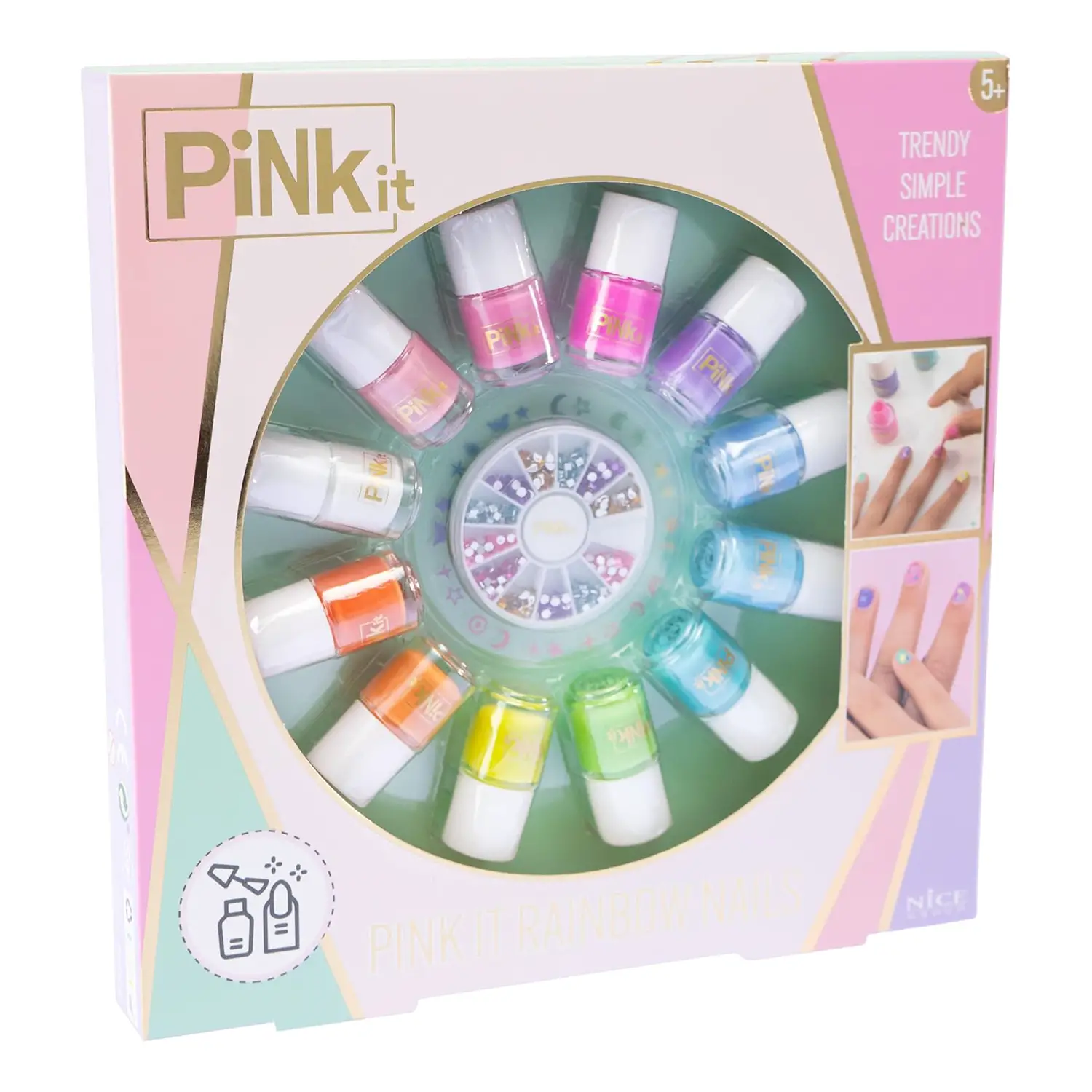 Pink It Unghie Arcobaleno - bellezza e accessori
