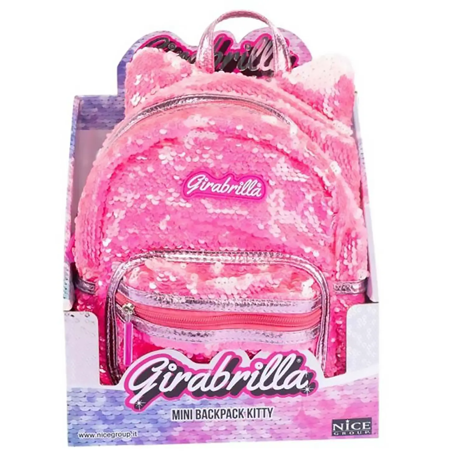 Girabrilla Mini Backpack Kitty Rosa - valige e borse da viaggio