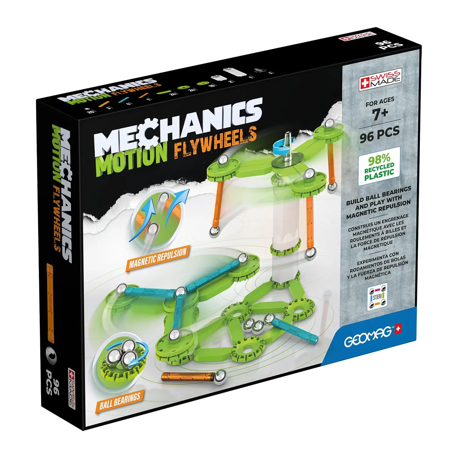 Geomag Mechanics Motion RE Flywheels 96 Pezzi - Costruzioni tecniche