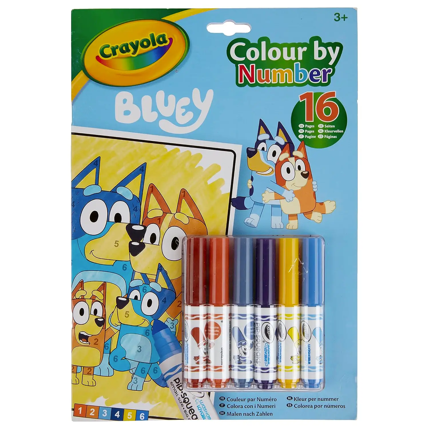 Album Attività Da Colorare Con Pennarelli Bluey - Manuali per attività creative