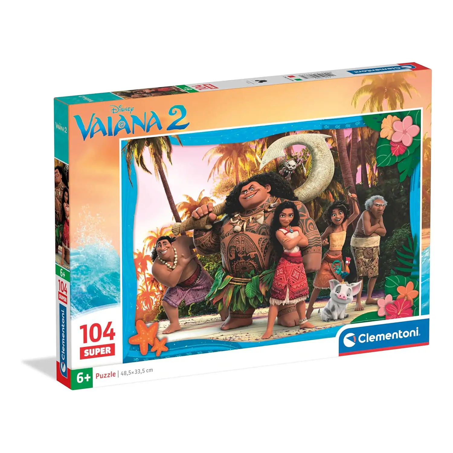 Puzzle 104 Pezzi Disney Oceania Vaiana 2 - Puzzle in cartone