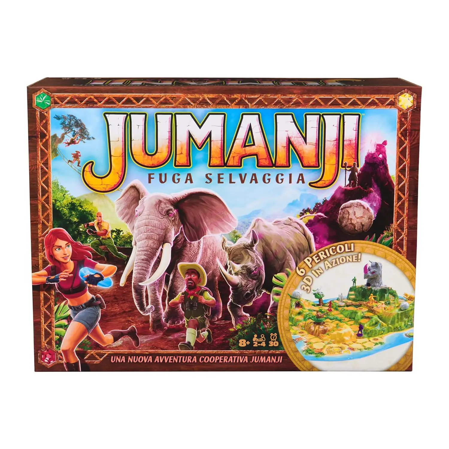 Editrice Giochi Jumanji Fuga Selvaggia - Gioco da Tavolo - Giochi di società