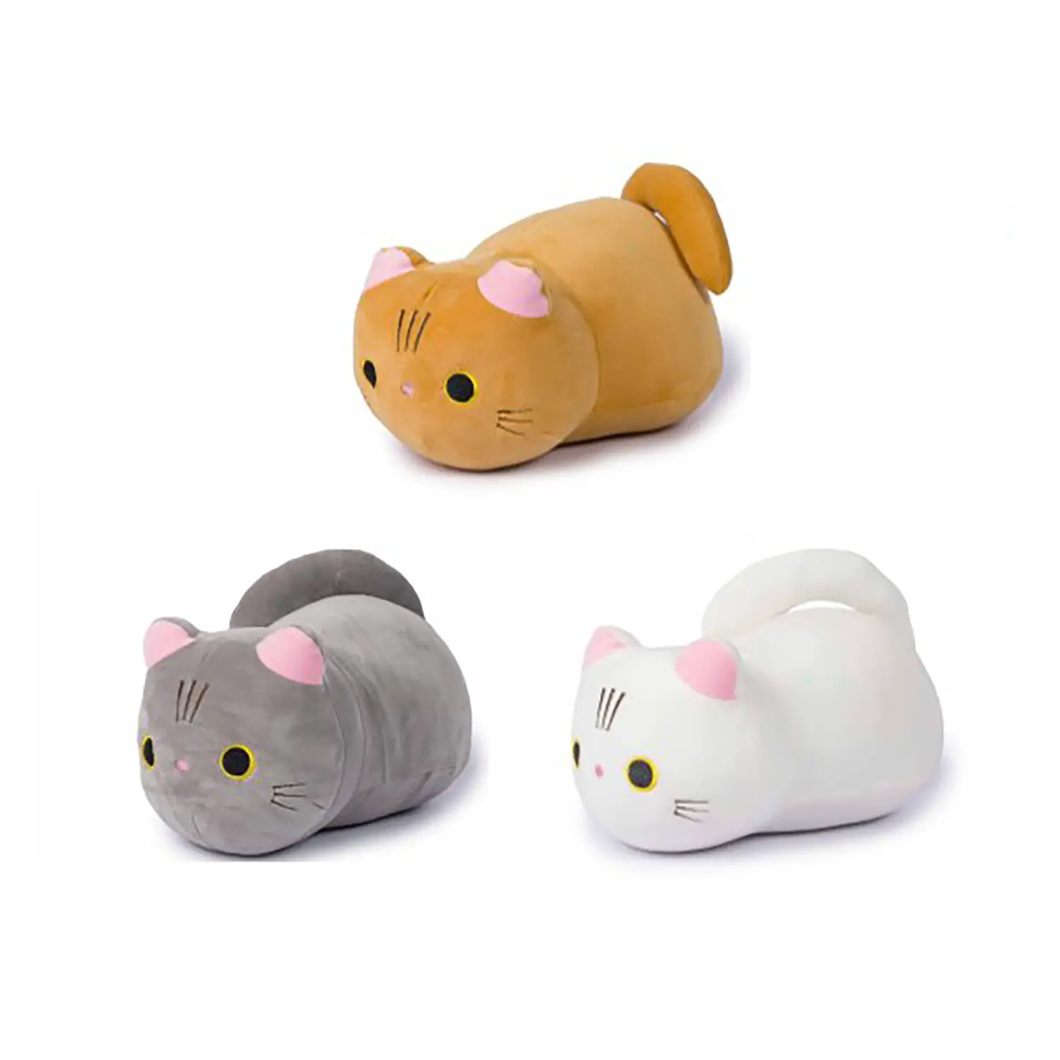 Peluche Gatto Funny 25cm Supersoft - 3 Colori Assortiti - peluches 0/36 mesi