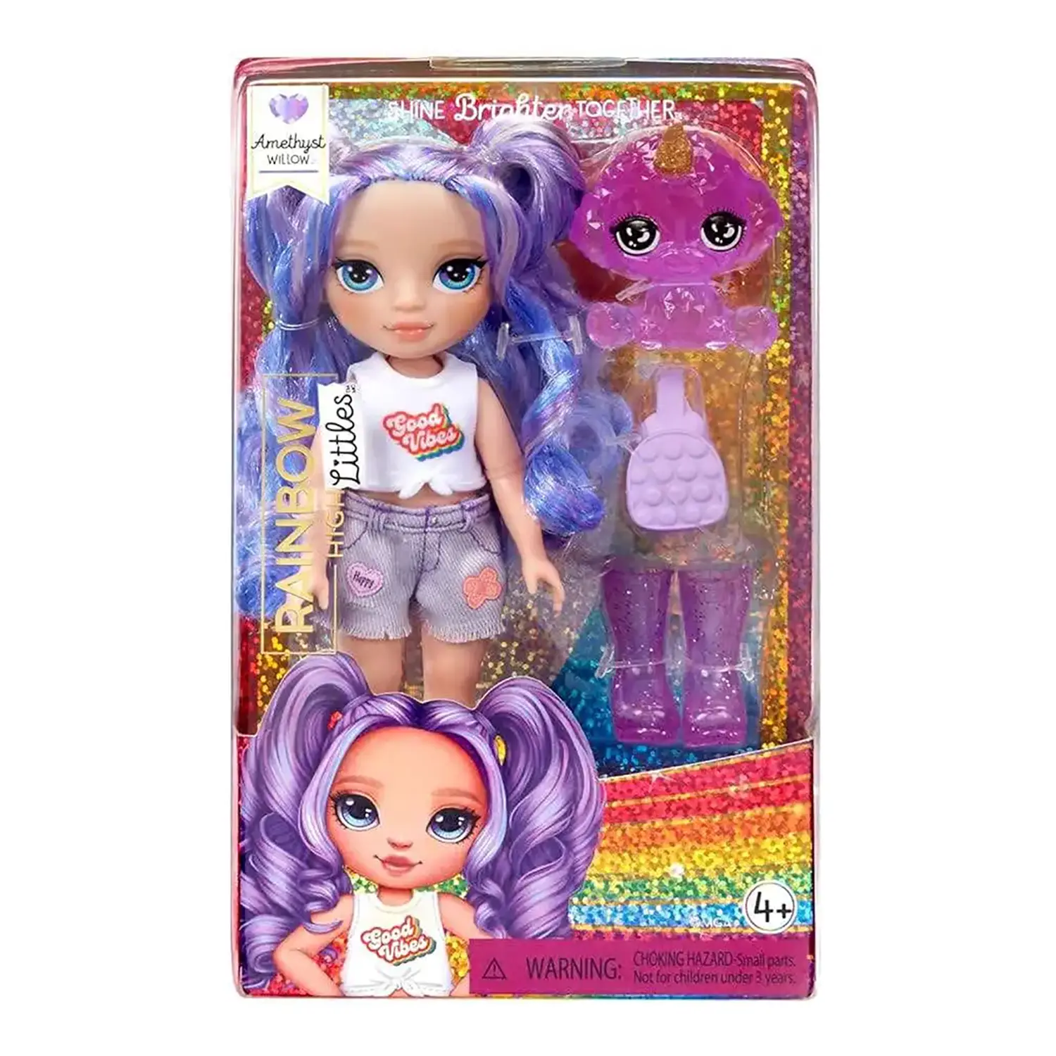 Rainbow High Littles Dolls - Amethyst Purple - collezionabili bambina